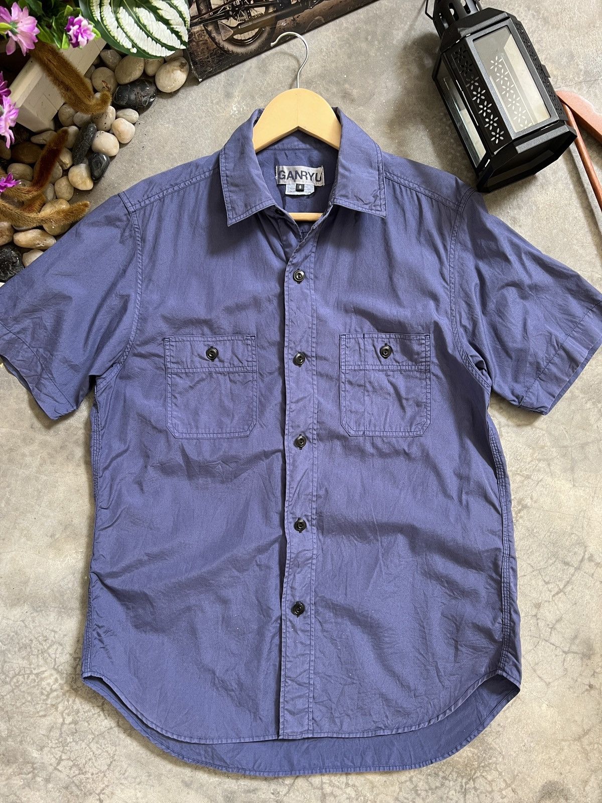 Comme des Garcons × Ganryu Comme Des Garcons Short Sleeve Flannel Size US S / EU 44-46 / 1 - 2 Thumbnail