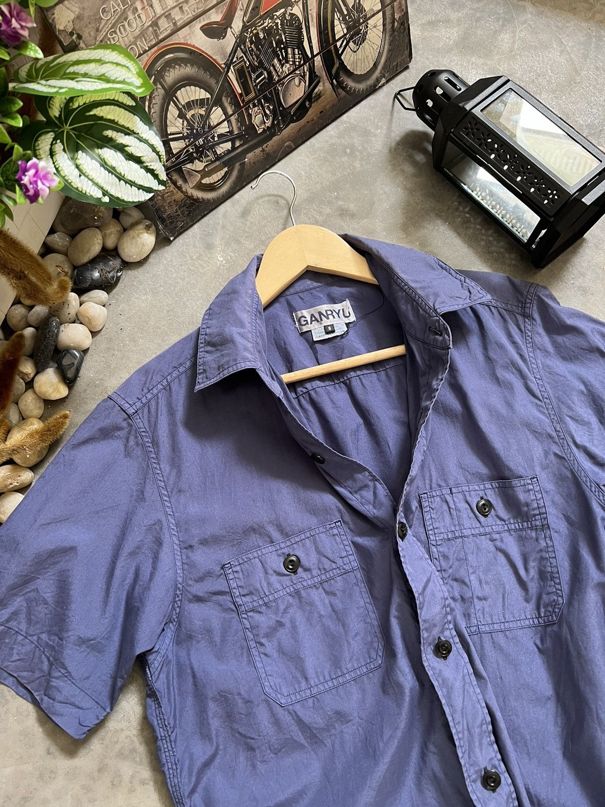 Comme des Garcons × Ganryu Comme Des Garcons Short Sleeve Flannel Size US S / EU 44-46 / 1 - 12 Thumbnail