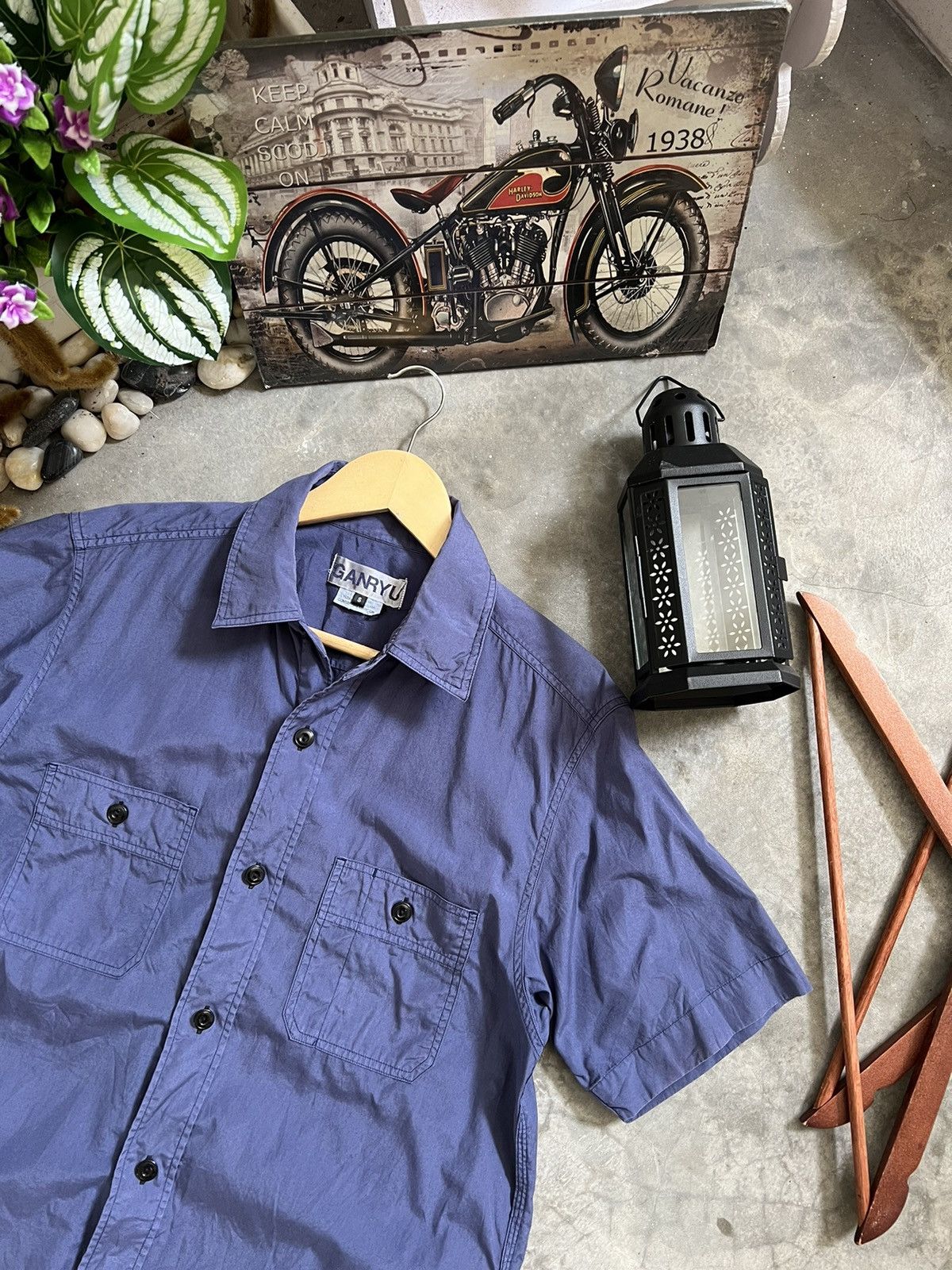 Comme des Garcons × Ganryu Comme Des Garcons Short Sleeve Flannel Size US S / EU 44-46 / 1 - 13 Thumbnail