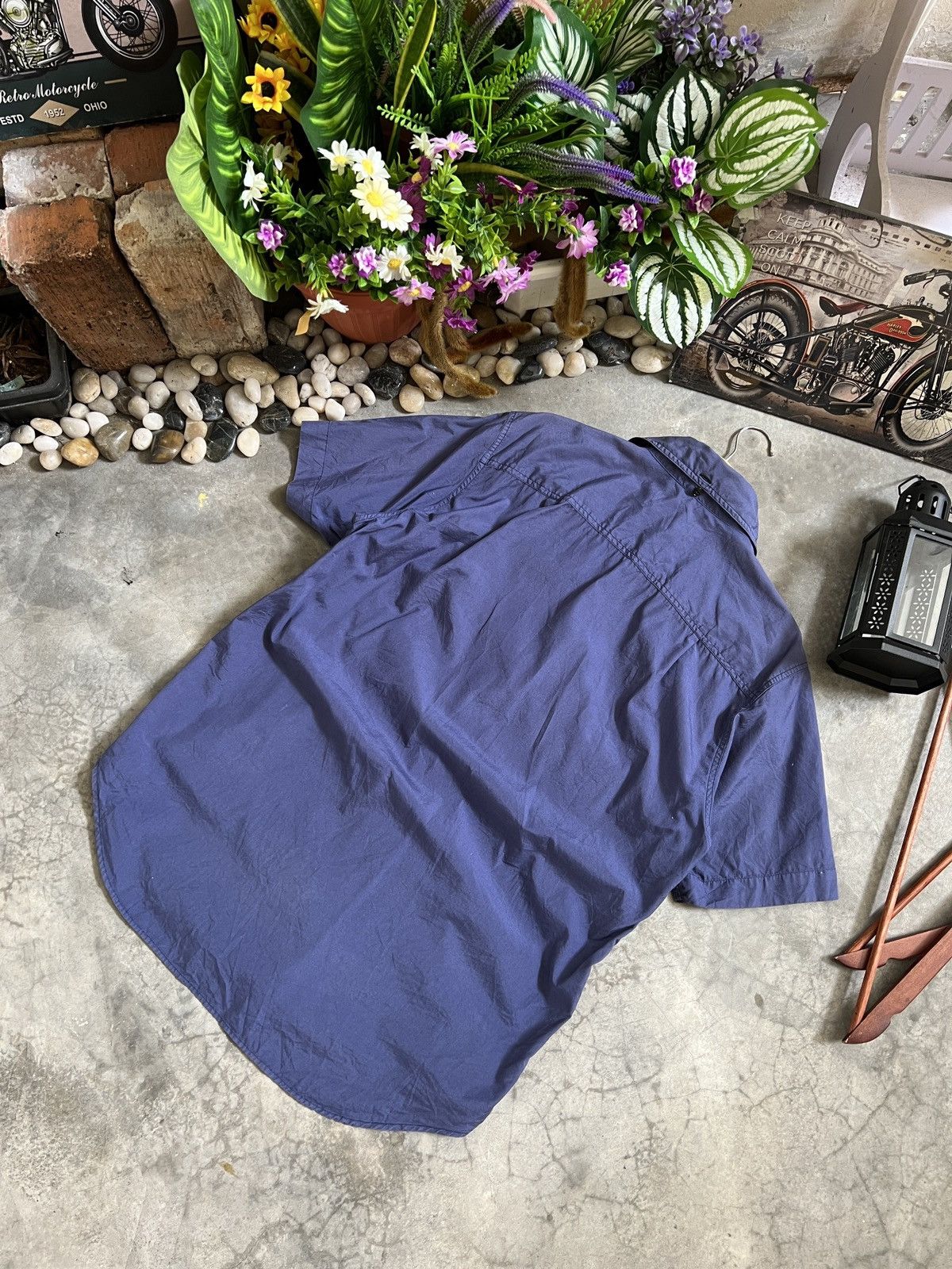 Comme des Garcons × Ganryu Comme Des Garcons Short Sleeve Flannel Size US S / EU 44-46 / 1 - 8 Thumbnail