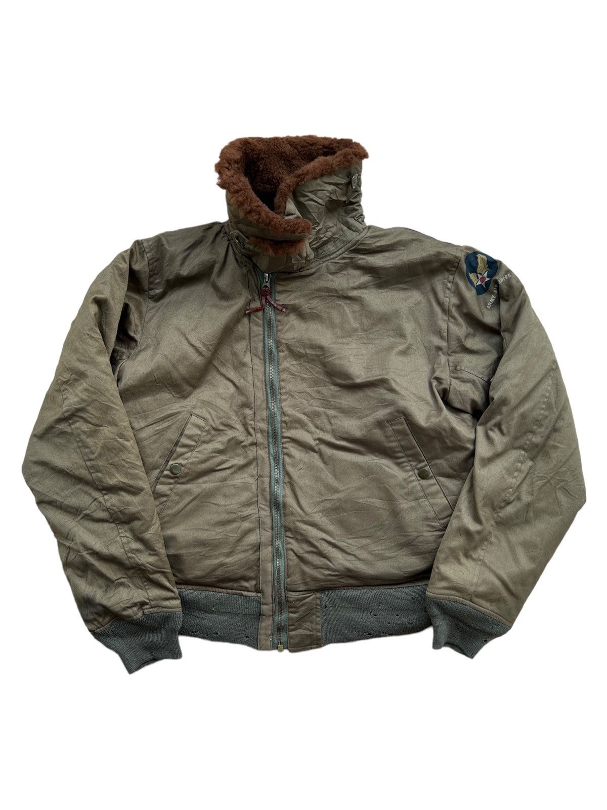 Sugar Cane VERY RARE VINTAGE JACKET FLIGHT BOMBER B15 SUGAR CANE 40s Size US M / EU 48-50 / 2 - 3 Thumbnail