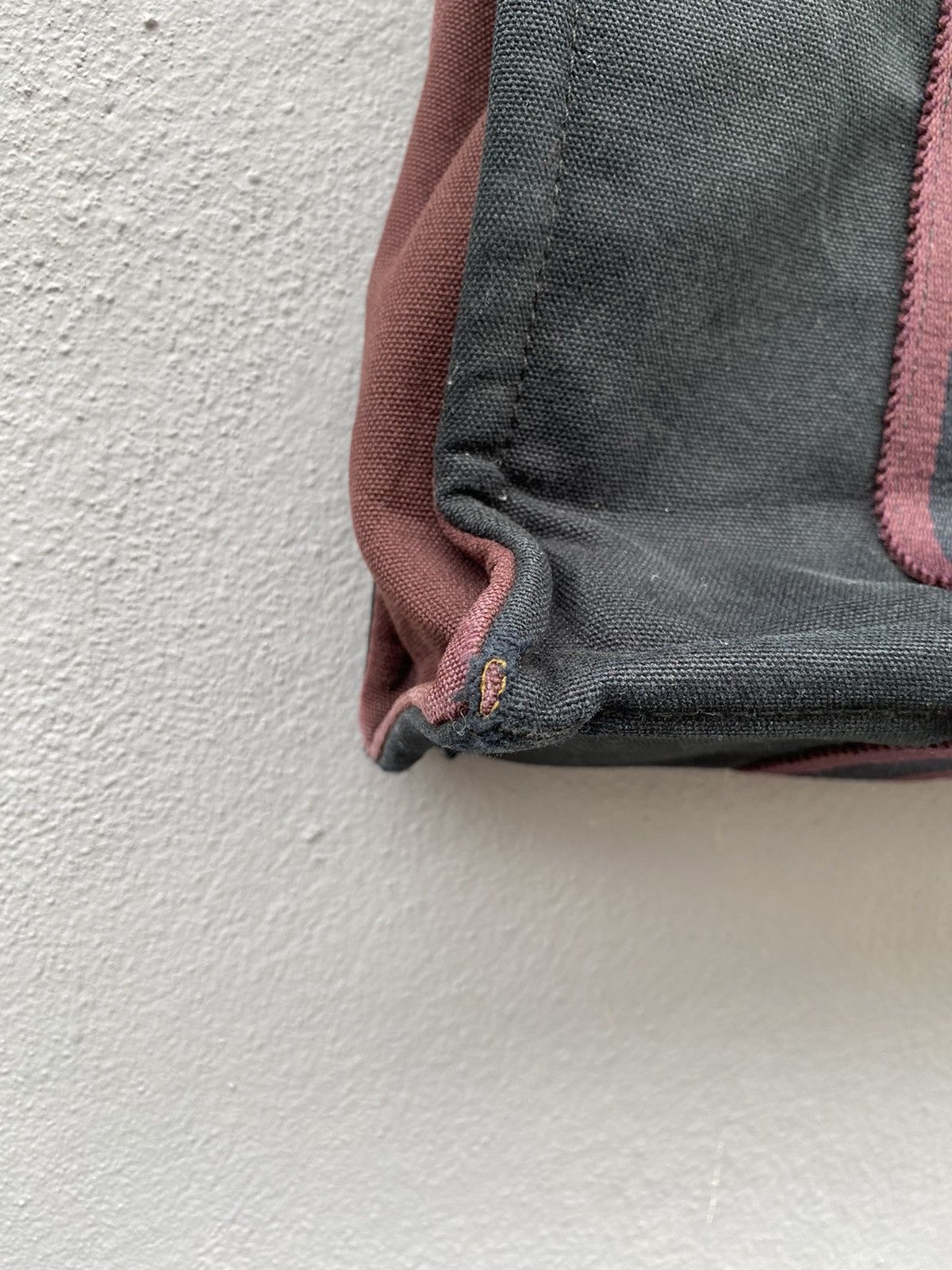 Hermes 💥Vintage HERMES Mini “HERLINE” Canvas Totebag Riri Zip Size ONE SIZE - 10 Thumbnail