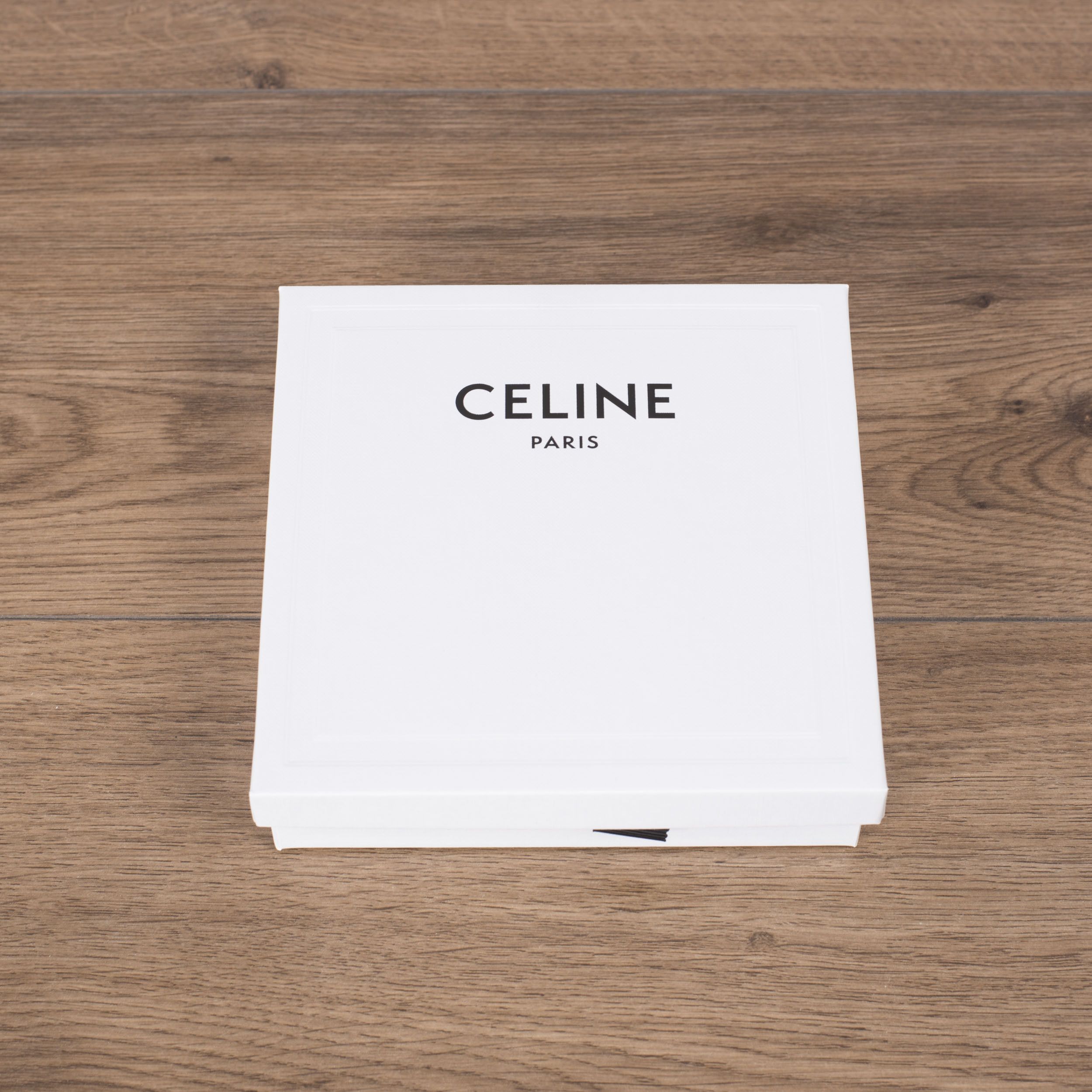 Celine × Hedi Slimane Lighter Case Fringes Necklace Brass Gold/Tan Calfskin Size ONE SIZE - 4 Thumbnail