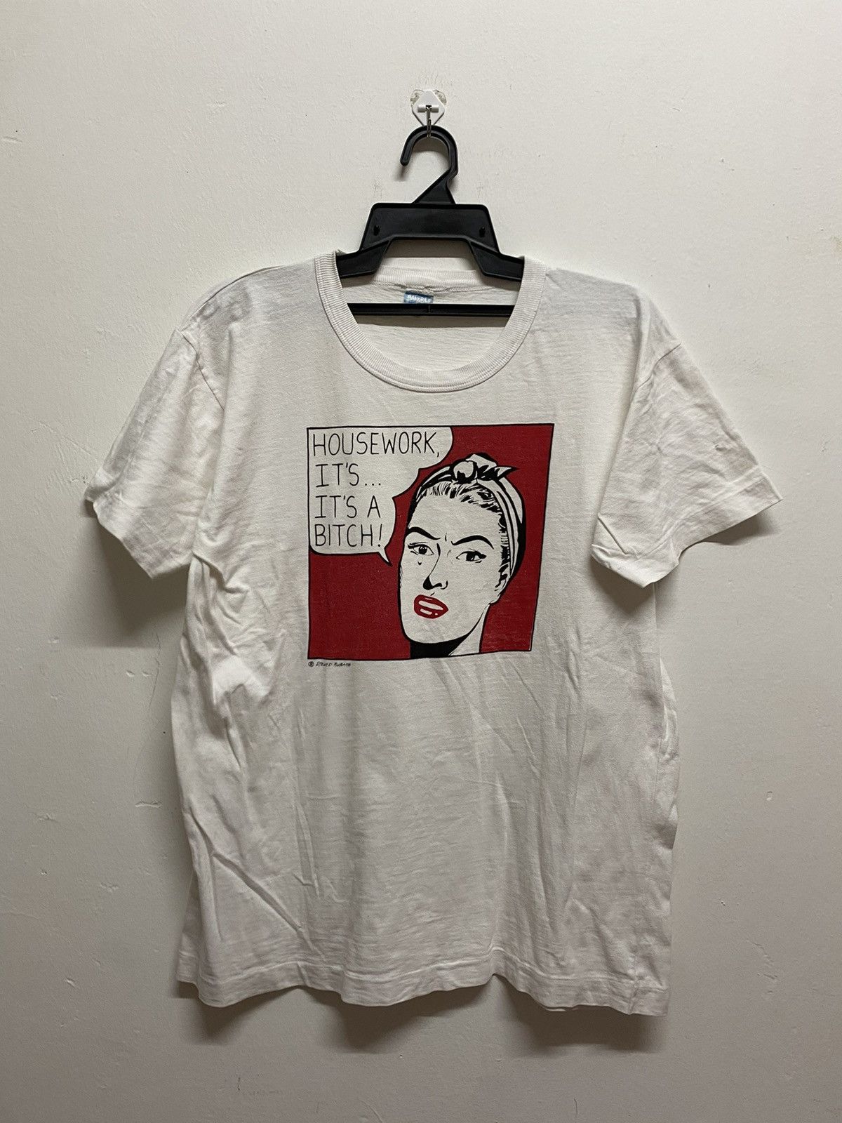 Vintage Vintage 90’s Roy Lictenstein Pop Art Tee Size US L / EU 52-54 / 3 - 1 Thumbnail