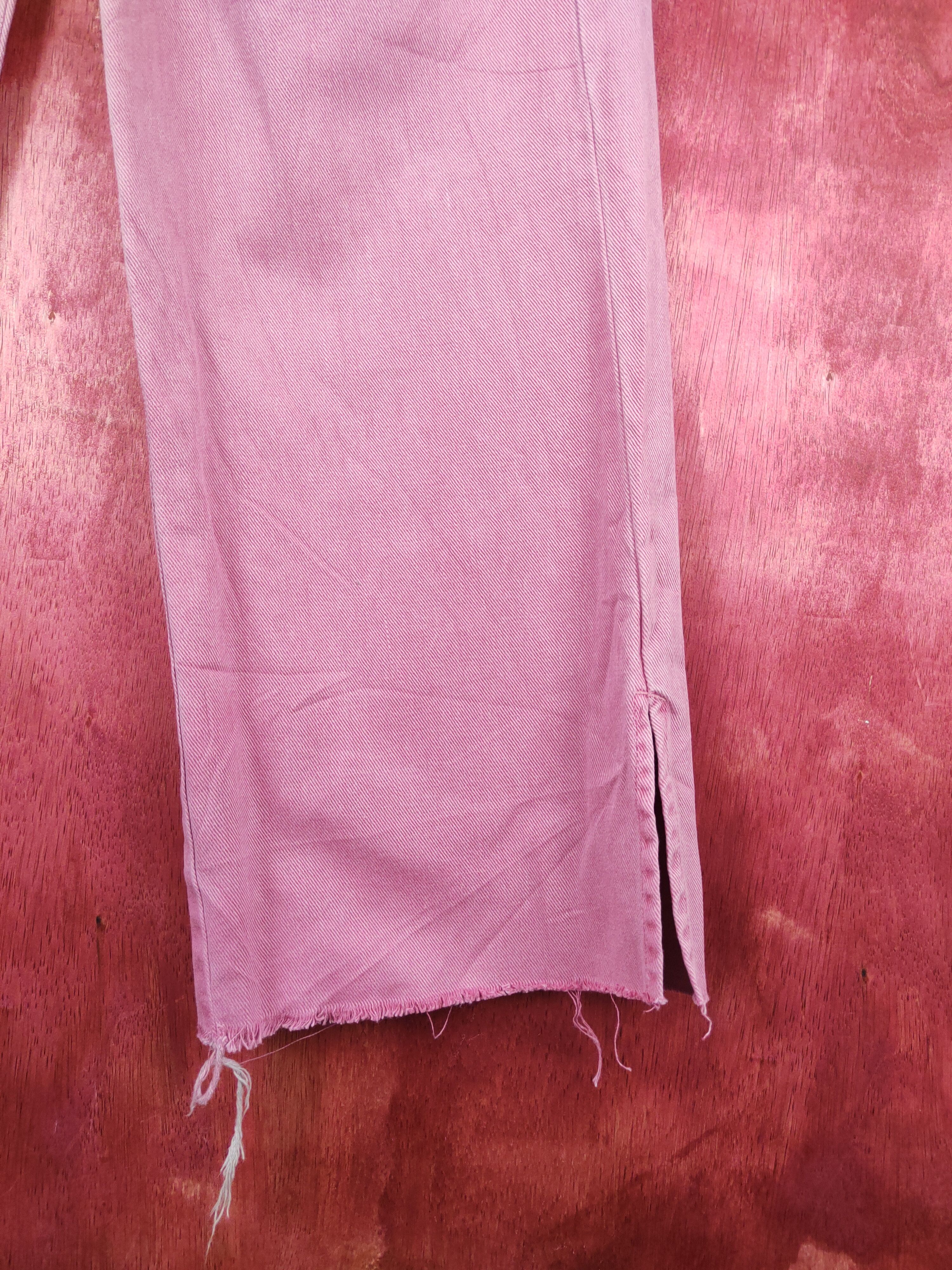 Japanese Brand Nice Claup Pink distressed Ripped Pants #S632 Size 27" / US 4 / IT 40 - 6 Thumbnail