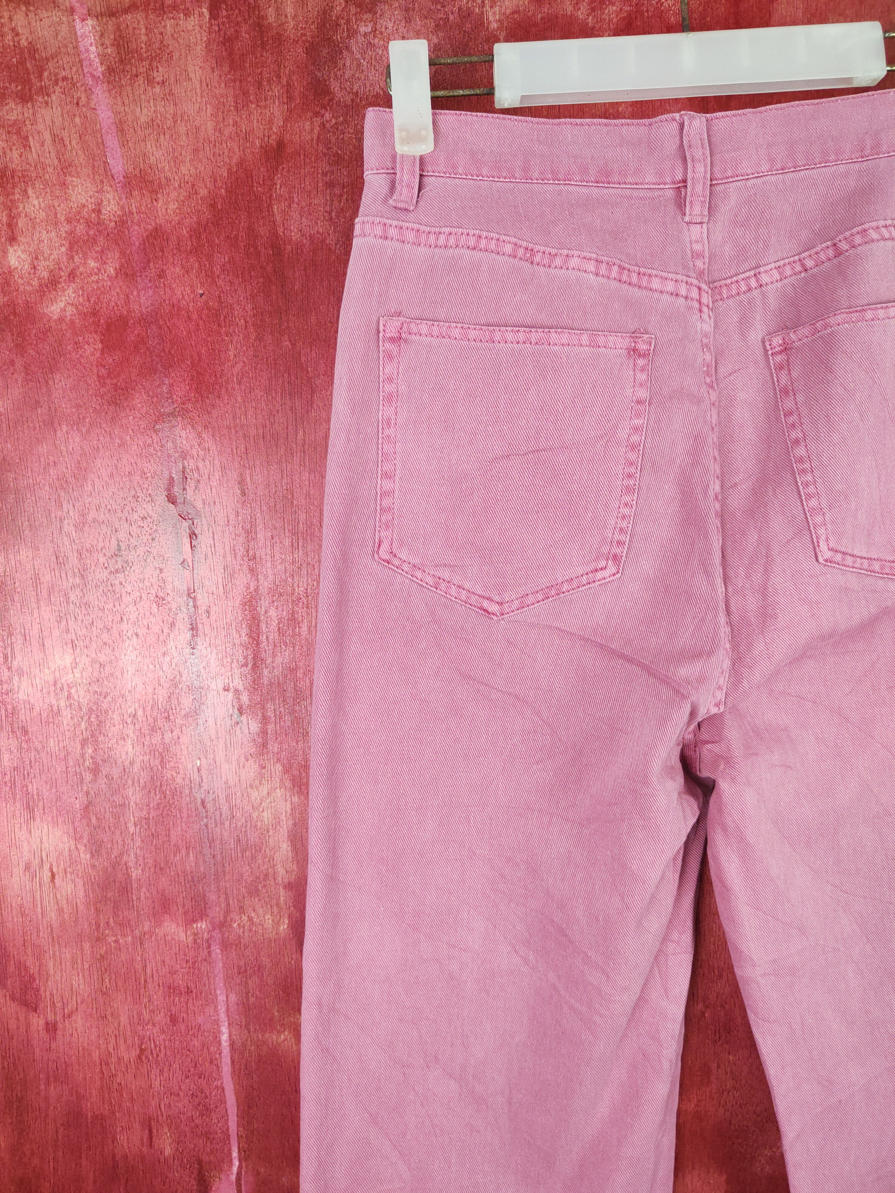 Japanese Brand Nice Claup Pink distressed Ripped Pants #S632 Size 27" / US 4 / IT 40 - 8 Thumbnail