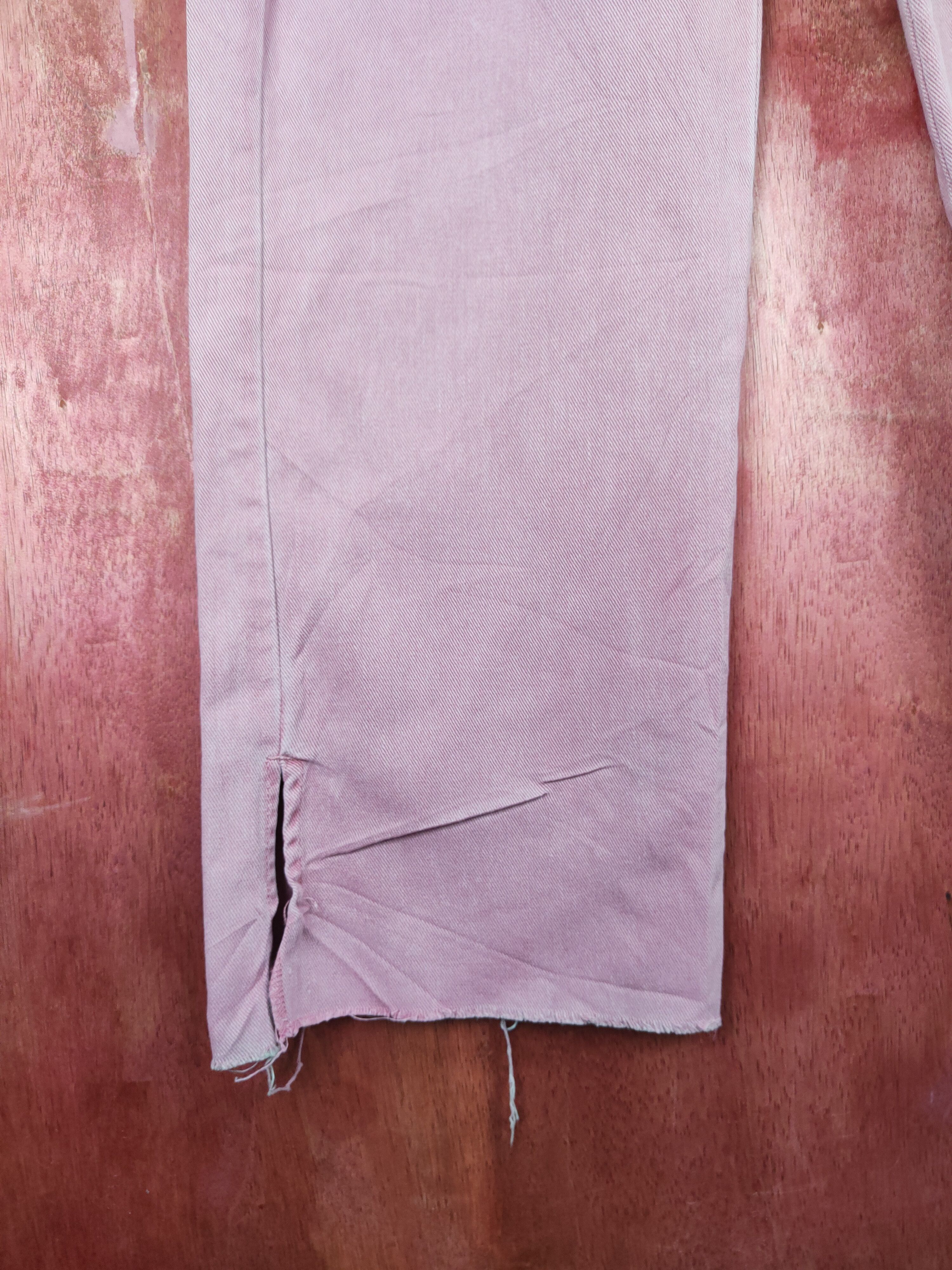 Japanese Brand Nice Claup Pink distressed Ripped Pants #S632 Size 27" / US 4 / IT 40 - 4 Thumbnail