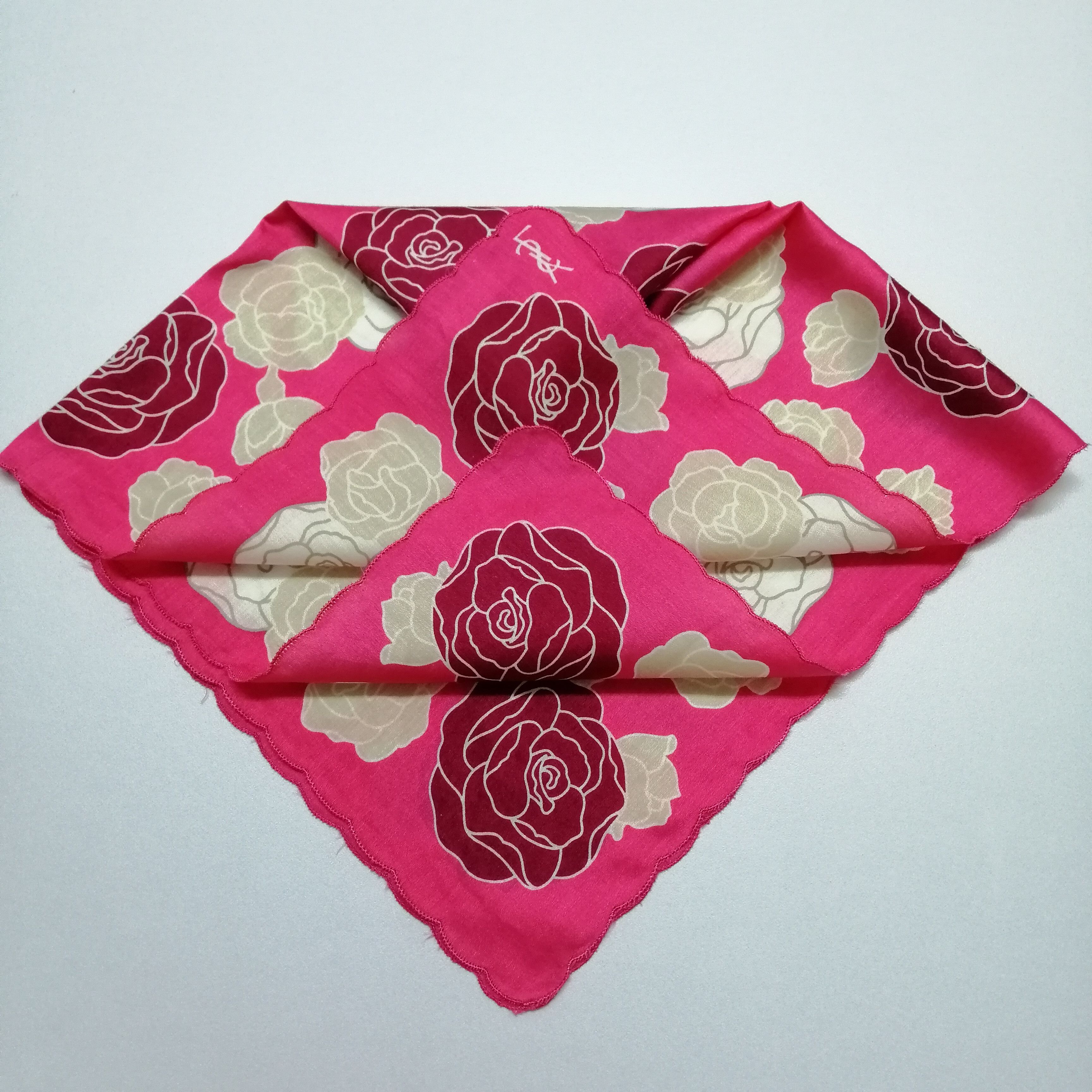 Vintage Yves Saint Laurent Handkerchief/Neckerchief/Bandana-KD1077 Size ONE SIZE - 5 Thumbnail