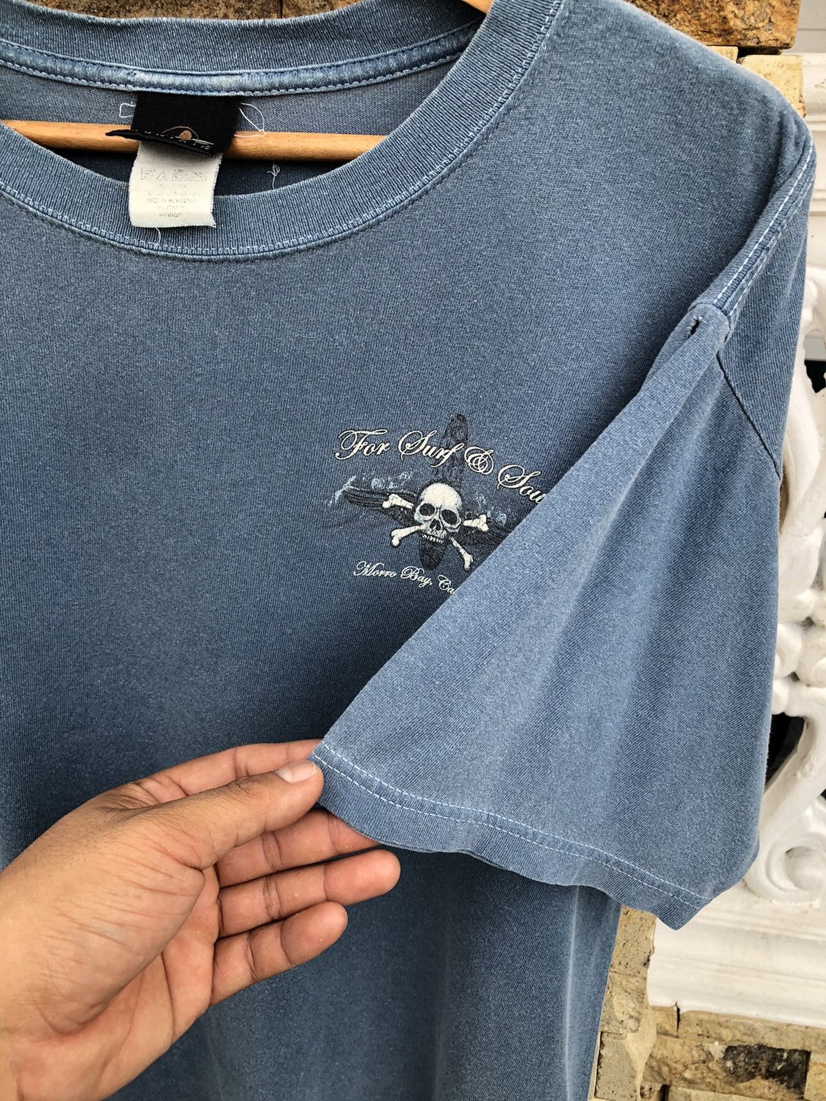 Tribal Streetwear Rare🔥Vintage For Surf & Soul Tribal Law Sun Faded Tee Size US M / EU 48-50 / 2 - 8 Thumbnail