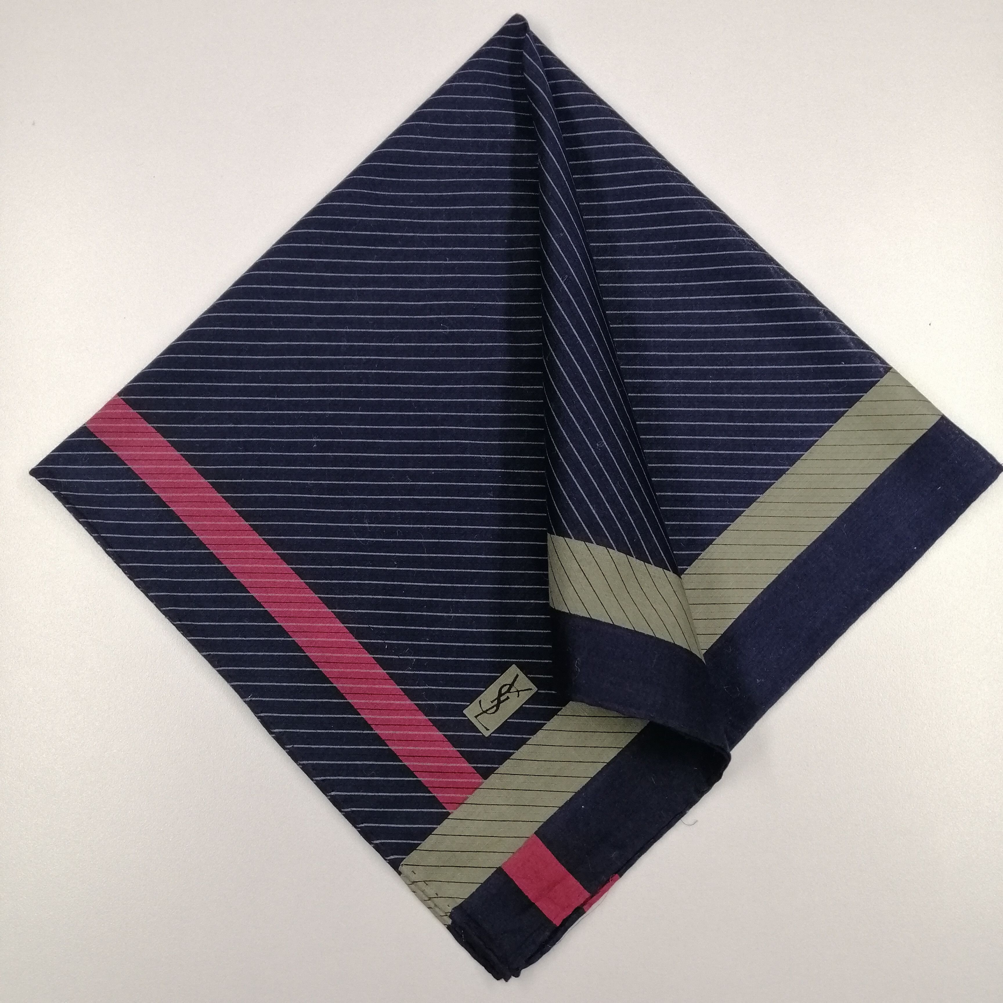Vintage × Yves Saint Laurent Yves Saint Laurent Handkerchief/Neckerchief/Bandana-KD1122 Size ONE SIZE - 1 Thumbnail