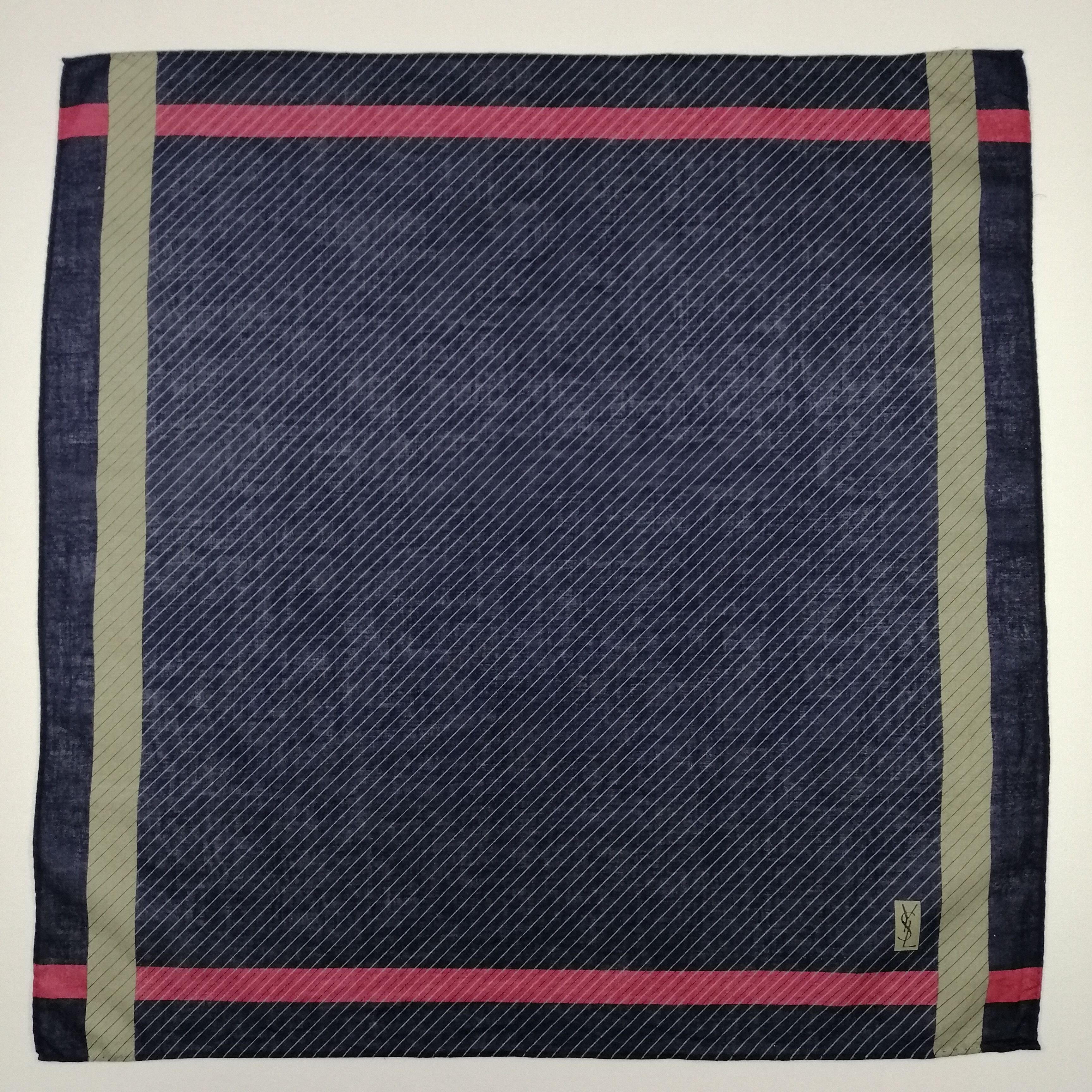 Vintage × Yves Saint Laurent Yves Saint Laurent Handkerchief/Neckerchief/Bandana-KD1122 Size ONE SIZE - 2 Thumbnail