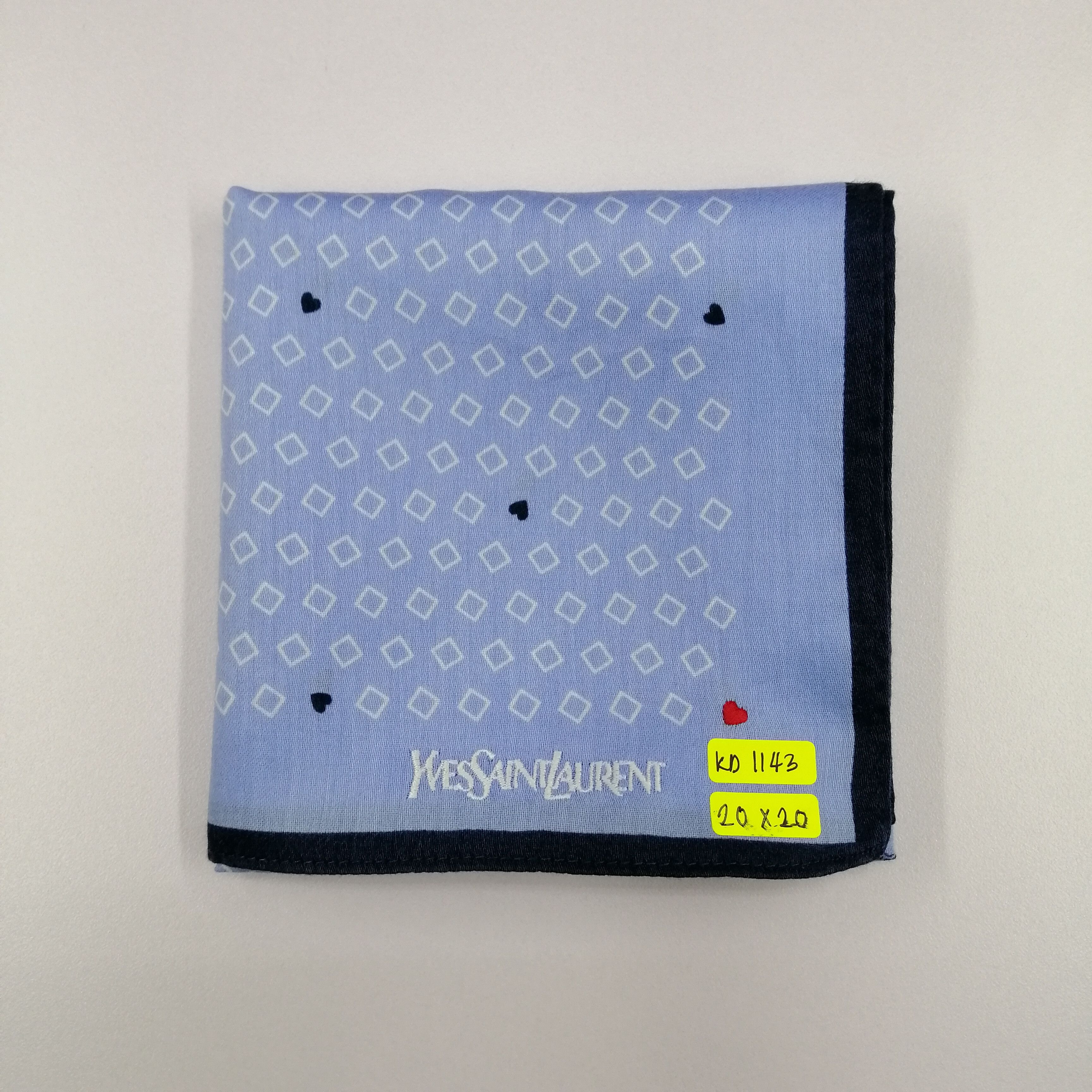 Vintage Yves Saint Laurent Handkerchief/Neckerchief/Bandana-KD1143 Size ONE SIZE - 6 Thumbnail