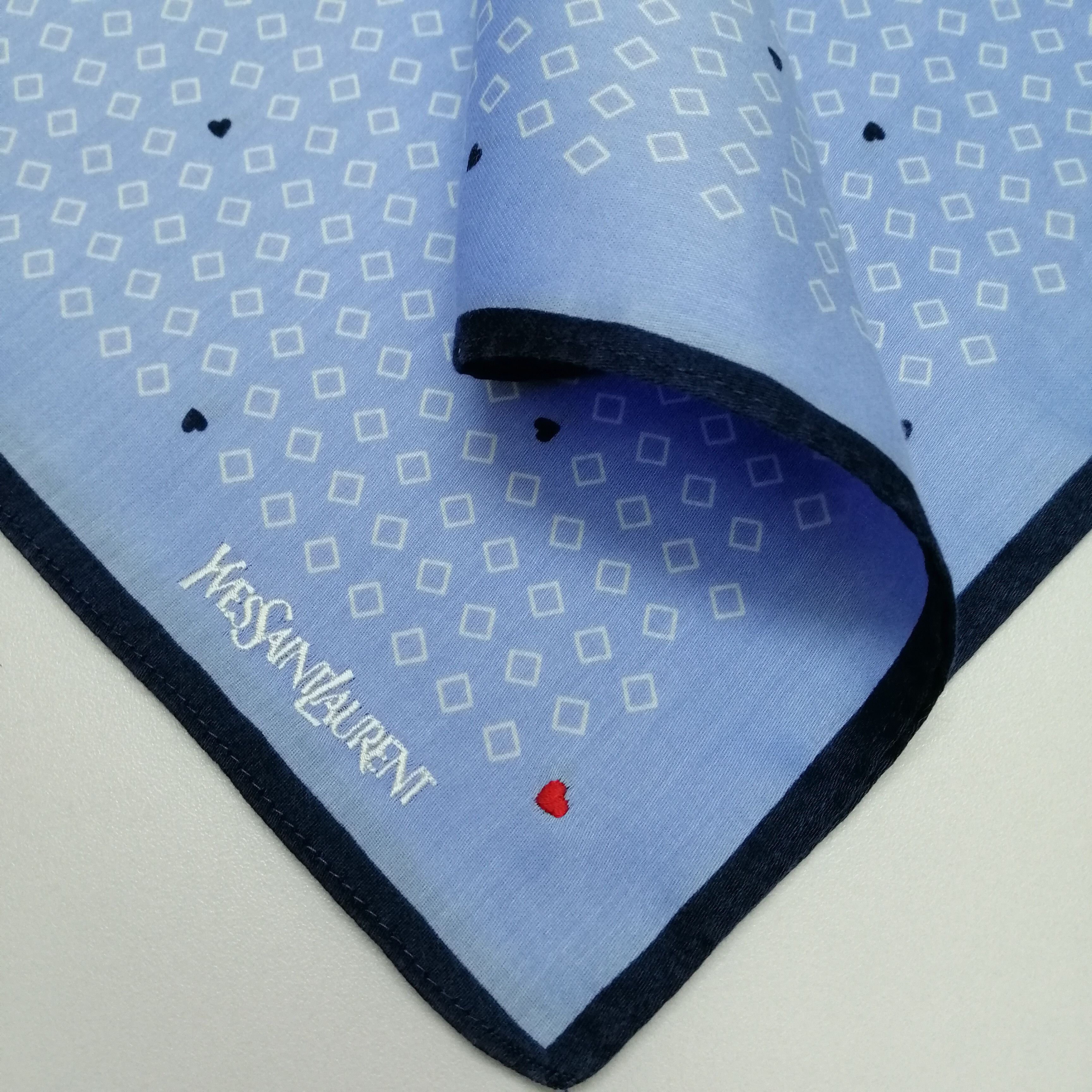 Vintage Yves Saint Laurent Handkerchief/Neckerchief/Bandana-KD1143 Size ONE SIZE - 4 Thumbnail