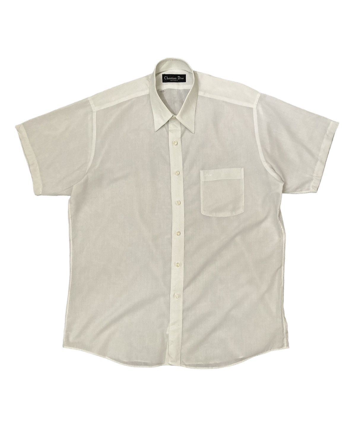Christian Dior Monsieur × Dior Christian Dior pastel lime sheer shirts Size US L / EU 52-54 / 3 - 1 Thumbnail