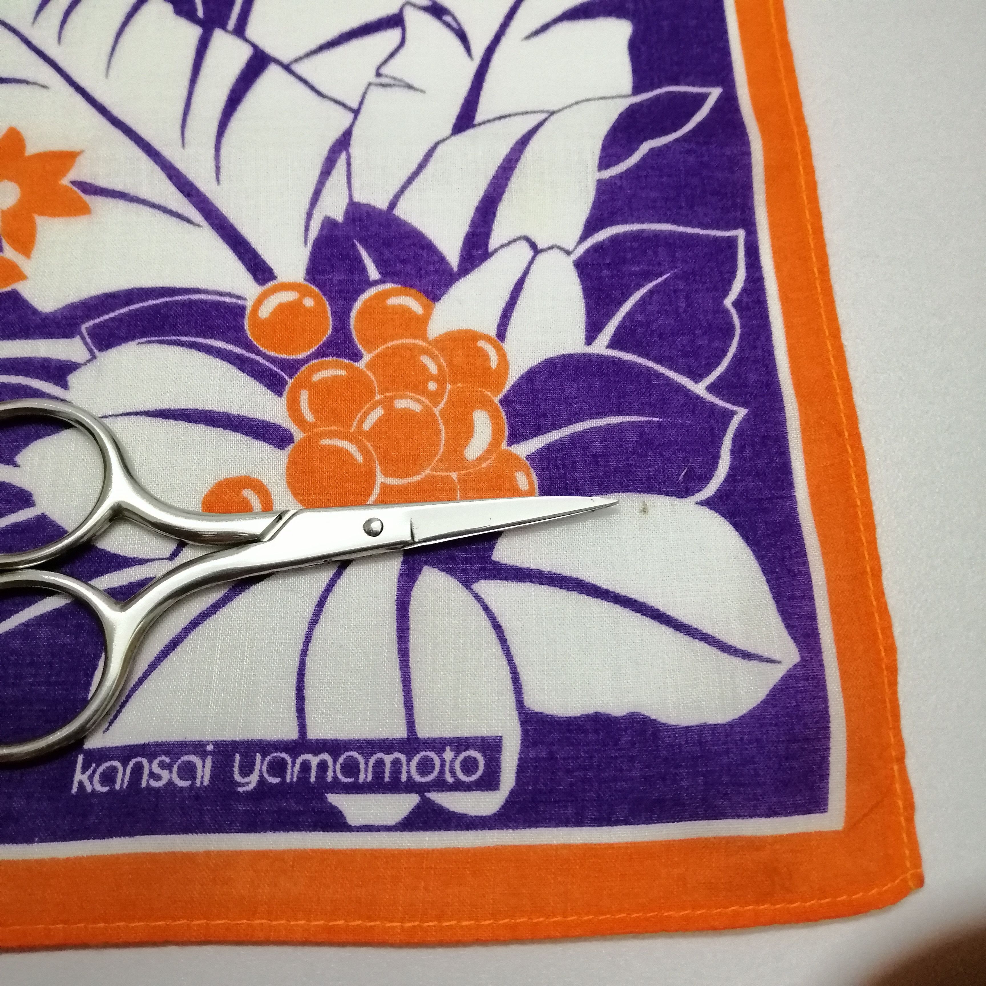 Kansai Yamamoto × Vintage Kansai Yamamoto Handkerchief/Neckerchief/Bandana-KD2042 Size ONE SIZE - 3 Thumbnail