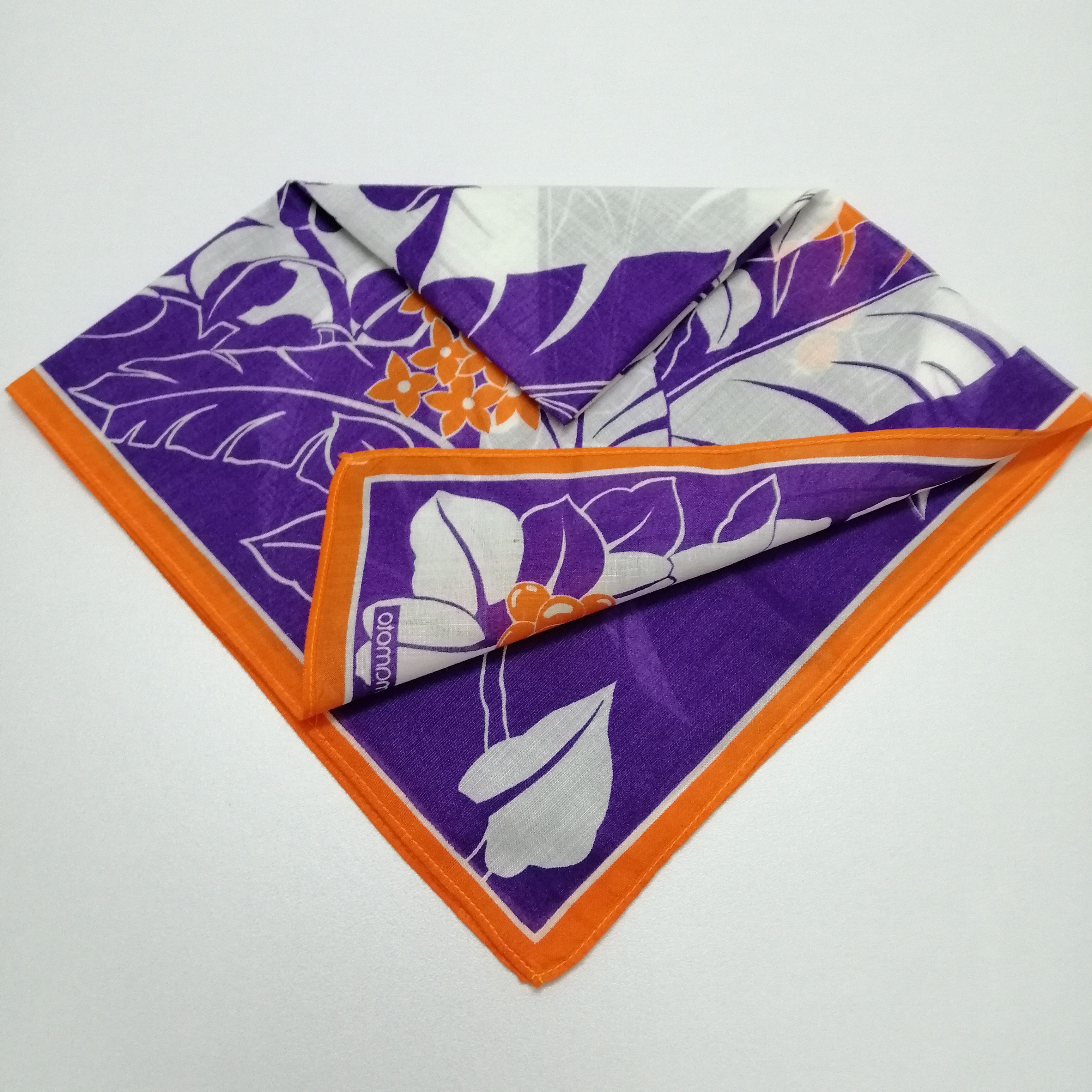 Kansai Yamamoto × Vintage Kansai Yamamoto Handkerchief/Neckerchief/Bandana-KD2042 Size ONE SIZE - 4 Thumbnail
