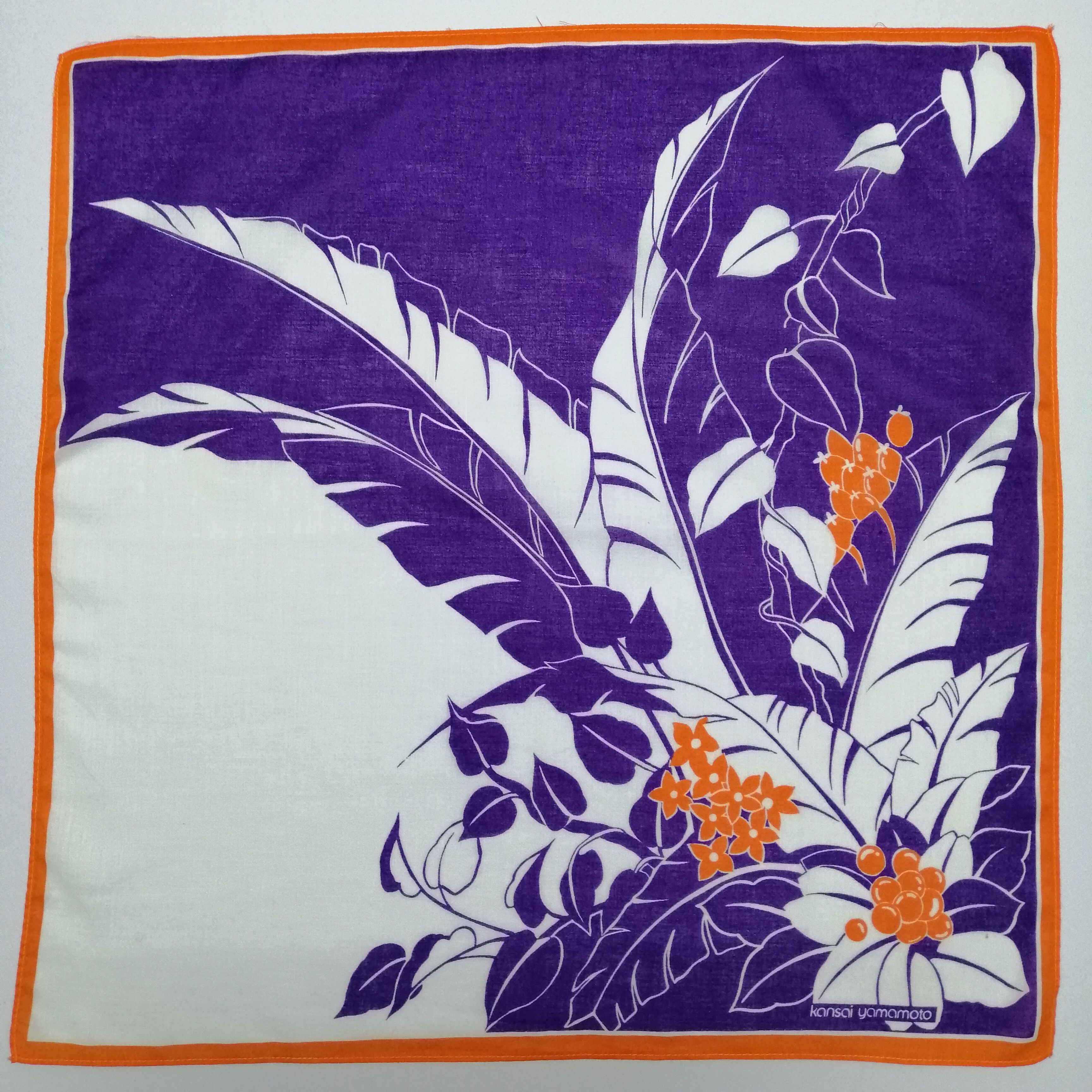 Kansai Yamamoto × Vintage Kansai Yamamoto Handkerchief/Neckerchief/Bandana-KD2042 Size ONE SIZE - 2 Thumbnail