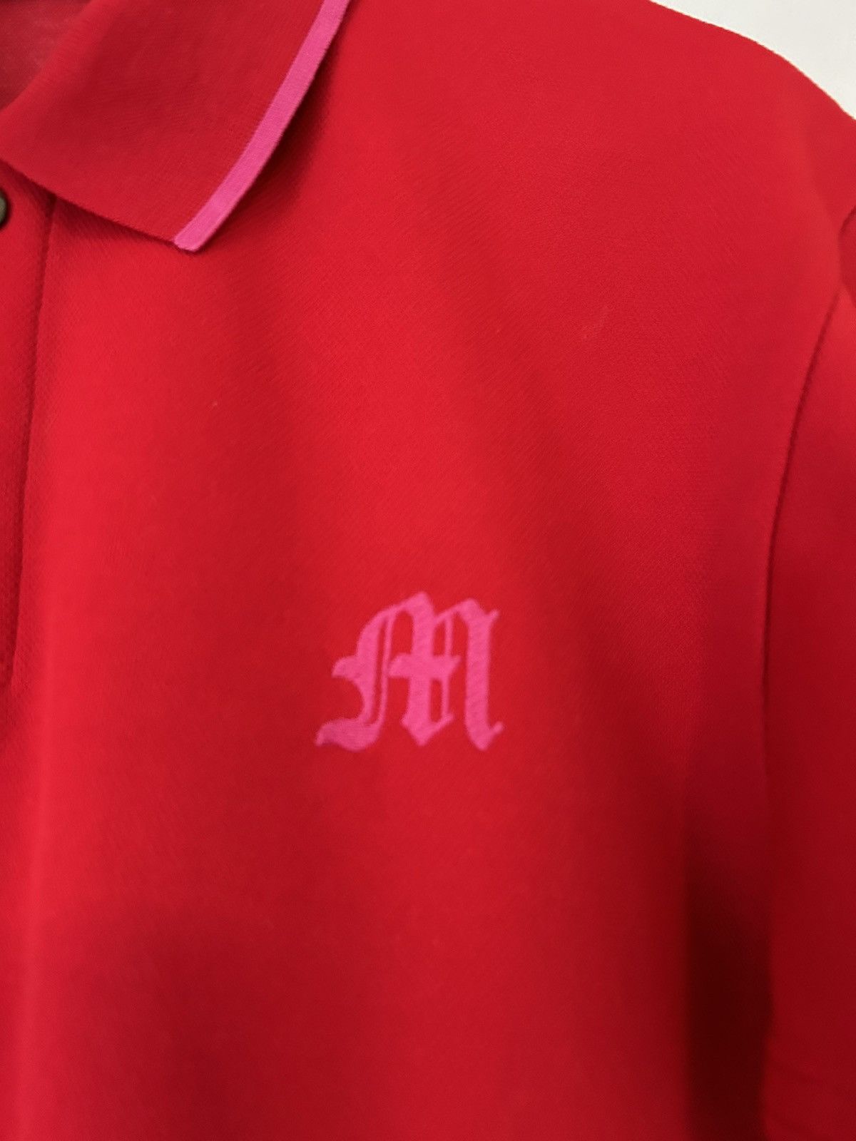 Comme des Garcons Red Polo Size US L / EU 52-54 / 3 - 2 Thumbnail