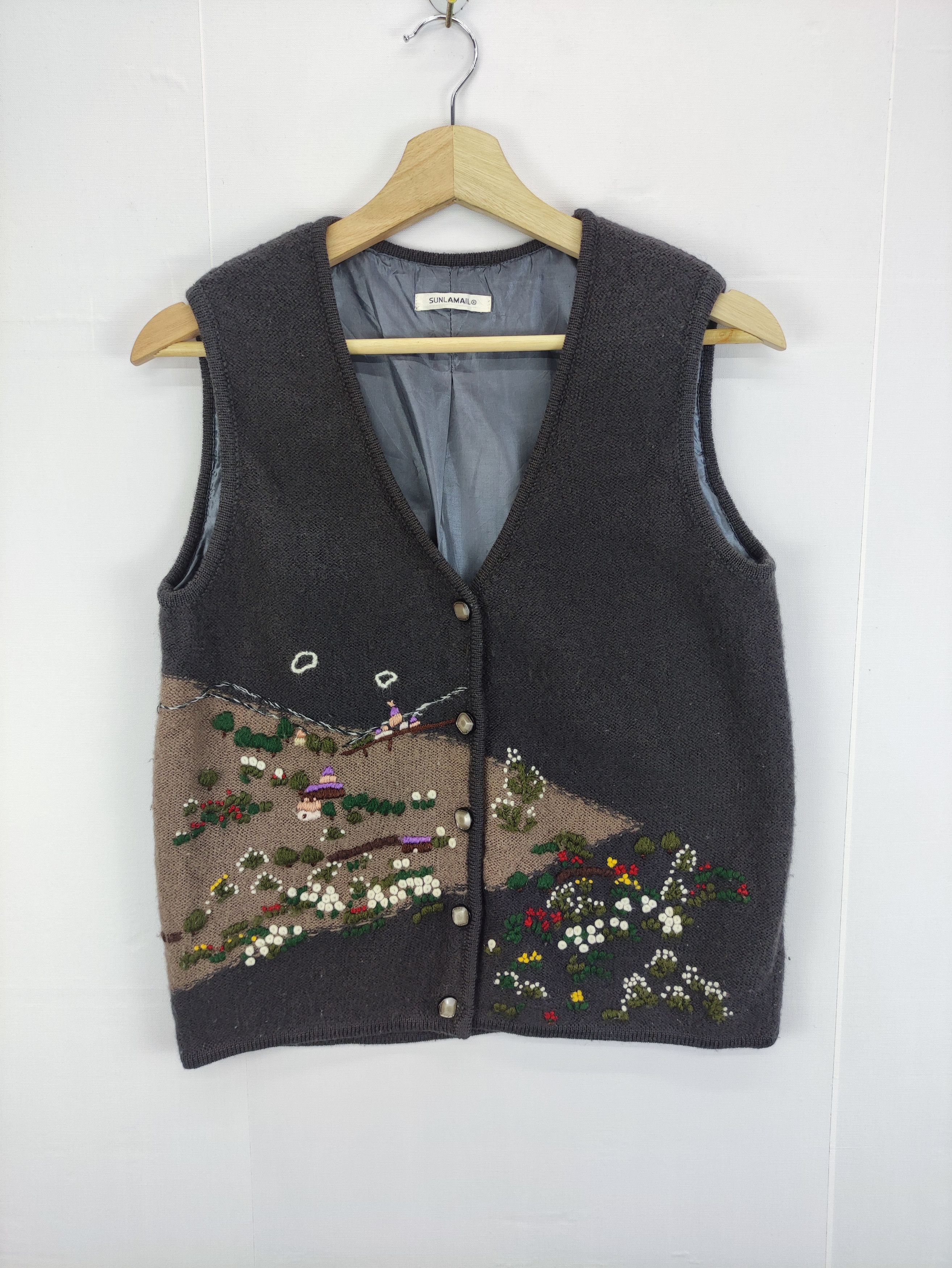 Aran Isles Knitwear Vintage Knit Sweater Vest SUNLMAIL Size US S / EU 44-46 / 1 - 1 Thumbnail