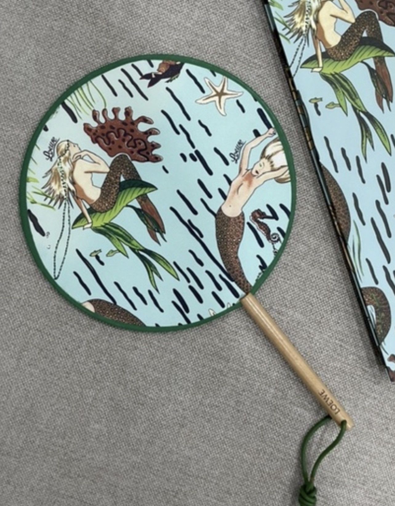 Loewe 🌴 Loewe Paula’s Ibiza Hand Fan VIP item Timtok props Size ONE SIZE - 2 Thumbnail