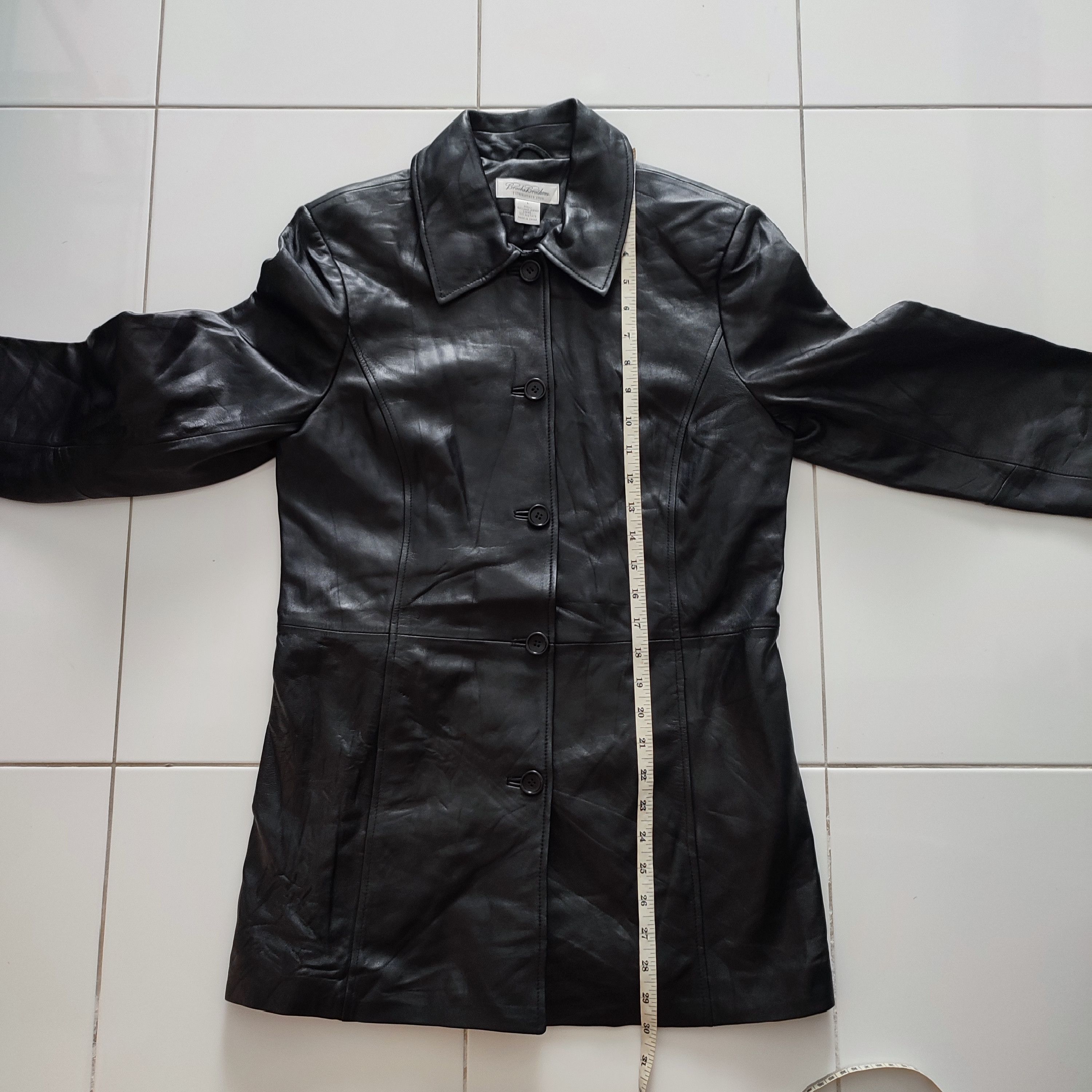 Brooks Brothers × Leather 🔥STEALS🔥Rare Brooks Brothers Lambskin Leather Coat Size L / US 10 / IT 46 - 9 Thumbnail