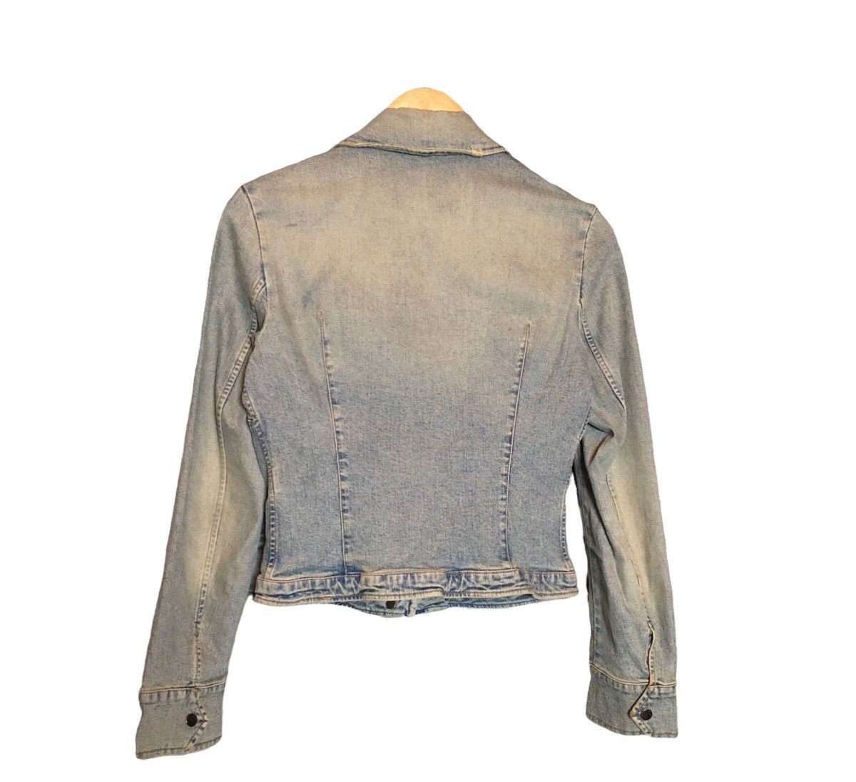 Dolce & Gabbana × Vintage Dolce and Gabbana Zipper Denim Jacket / Biker Jeans Size XS / US 0-2 / IT 36-38 - 2 Thumbnail