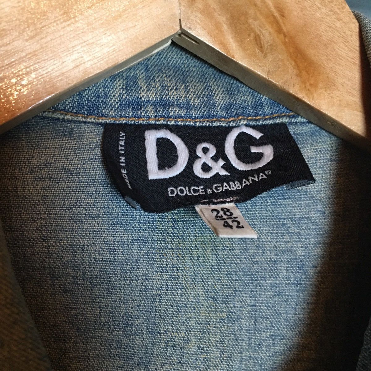 Dolce & Gabbana × Vintage Dolce and Gabbana Zipper Denim Jacket / Biker Jeans Size XS / US 0-2 / IT 36-38 - 8 Thumbnail
