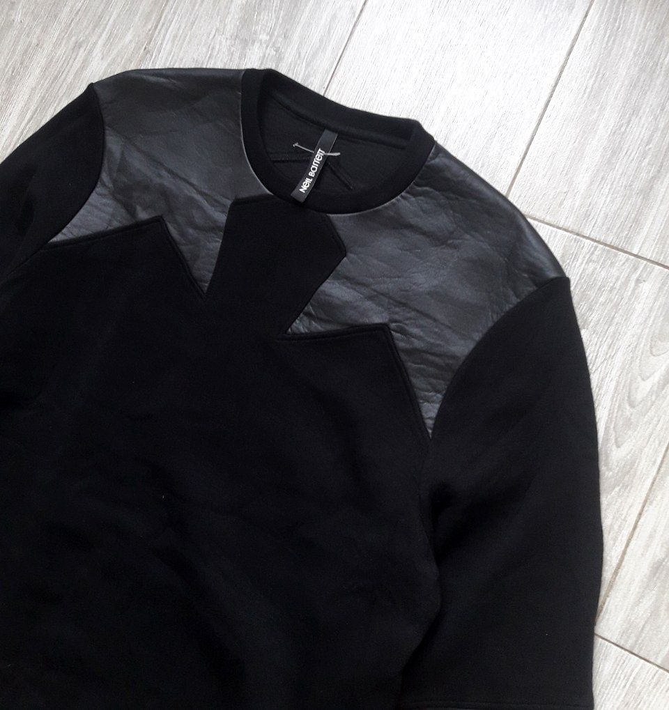 Neil Barrett Neil barrett pop art faux leather-panelled borded Size US L / EU 52-54 / 3 - 3 Thumbnail