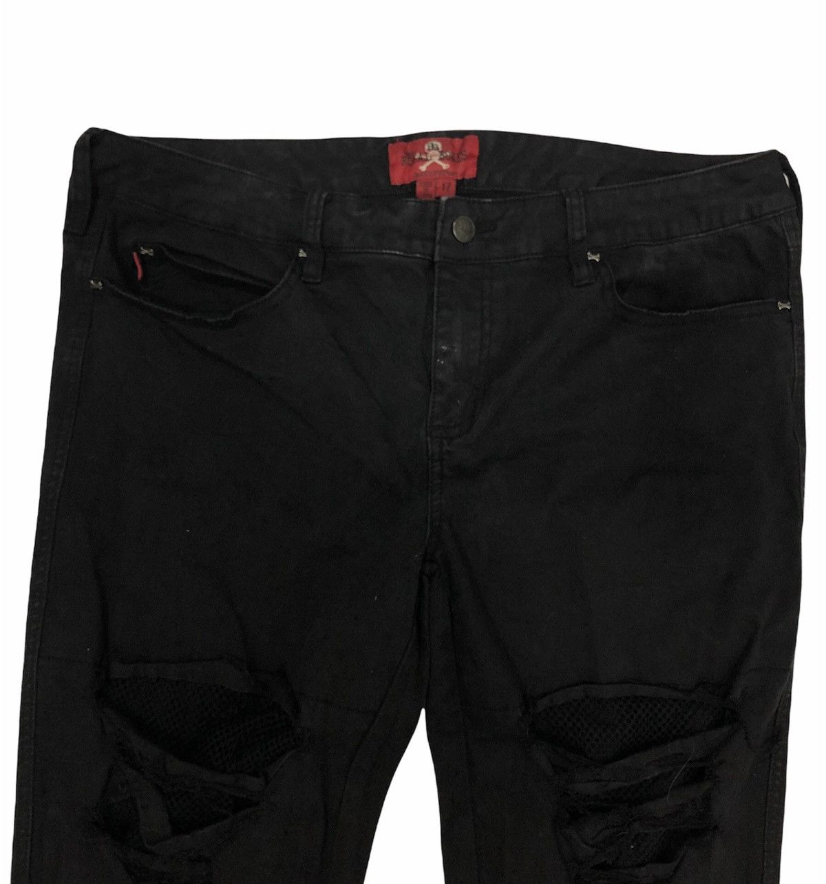 Seditionaries Royal Bones Multi Buckle Tactical Pants Punk Style Size US 34 / EU 50 - 3 Thumbnail