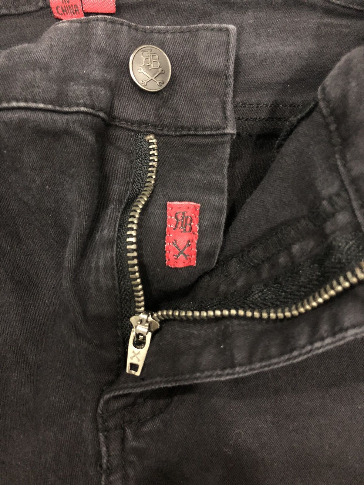 Seditionaries Royal Bones Multi Buckle Tactical Pants Punk Style Size US 34 / EU 50 - 7 Thumbnail