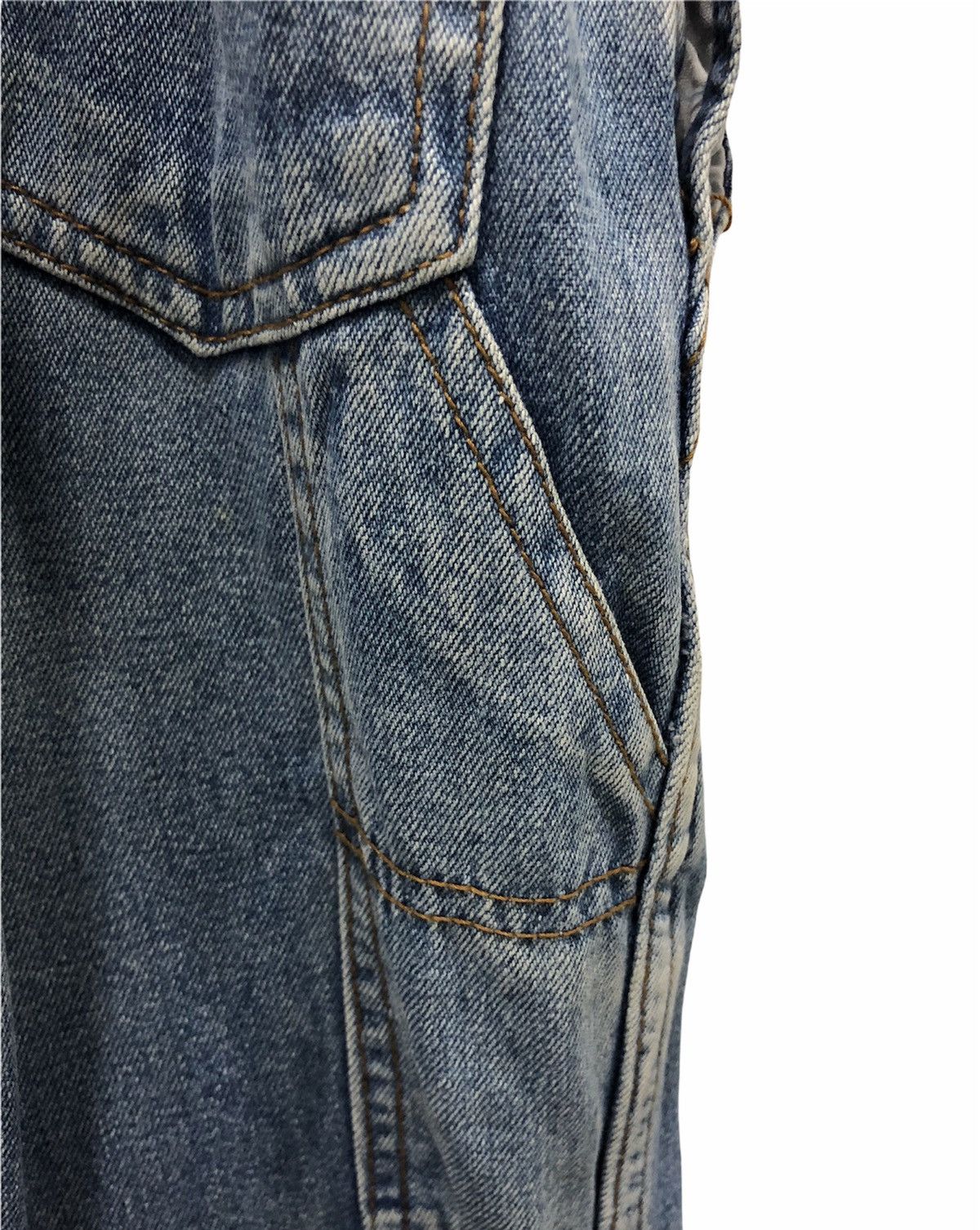 Designer × Japanese Brand Vintage Y2K Style Bamboo Girls Denim Overalls Size US 26 / EU 42 - 8 Thumbnail