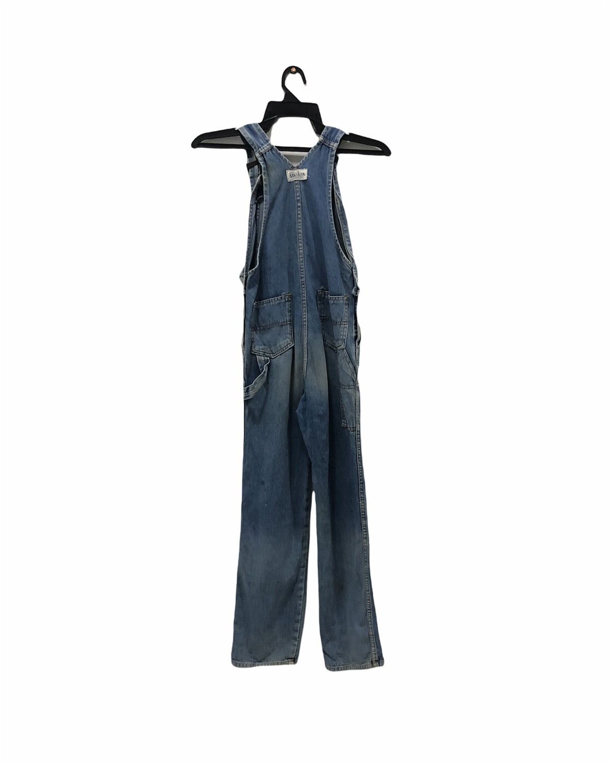 Designer × Japanese Brand Vintage Y2K Style Bamboo Girls Denim Overalls Size US 26 / EU 42 - 2 Thumbnail