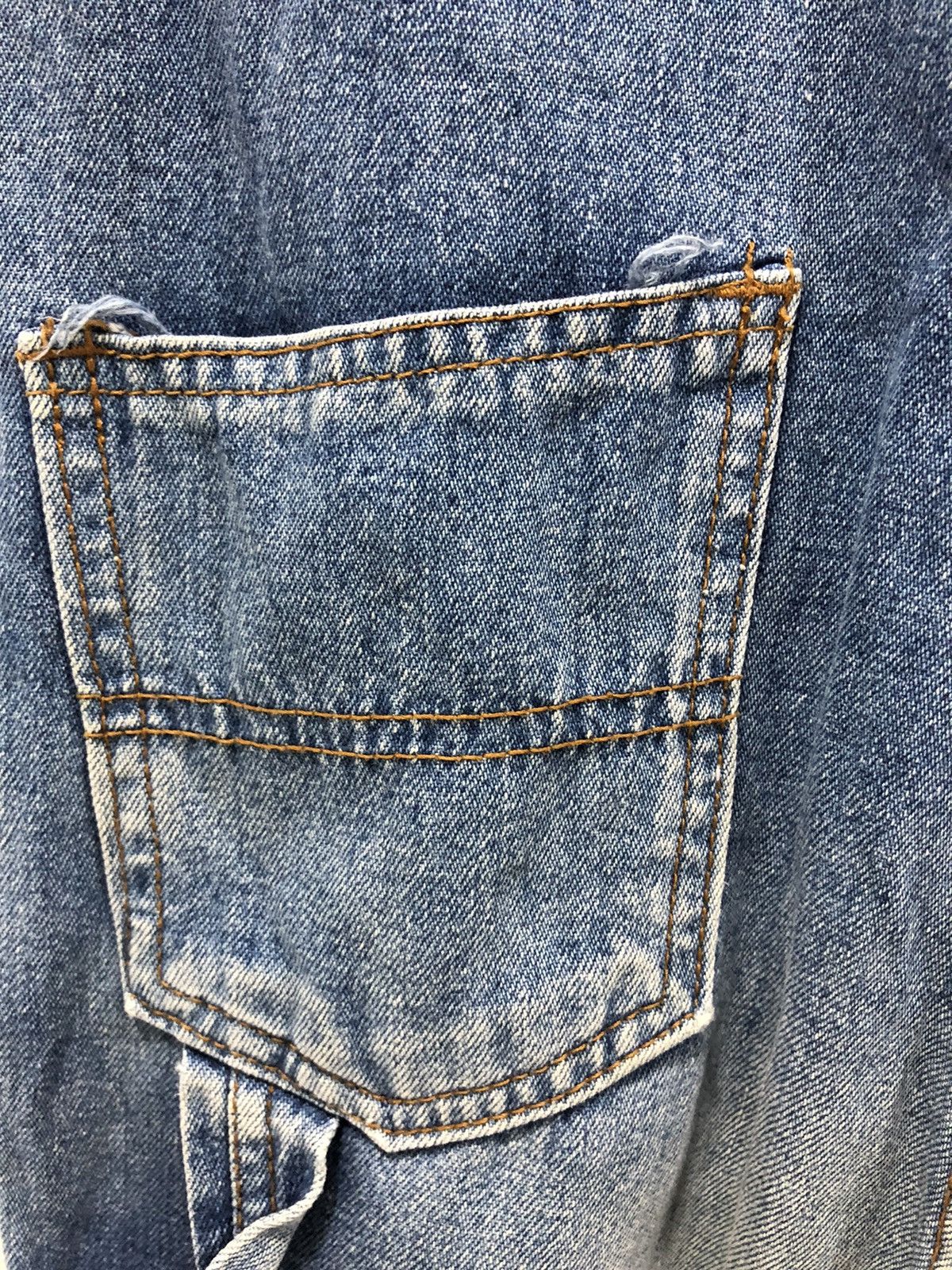 Designer × Japanese Brand Vintage Y2K Style Bamboo Girls Denim Overalls Size US 26 / EU 42 - 7 Thumbnail