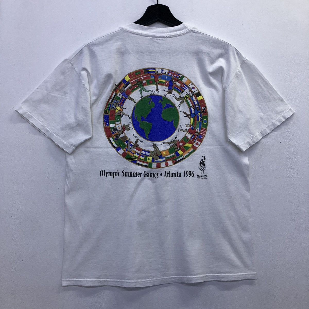 Hanes × USA Olympics × Vintage ‘Olympic Summer Games Vintage 1996 T-shirt Size US M / EU 48-50 / 2 - 2 Thumbnail