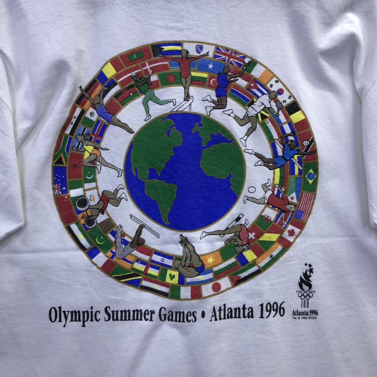 Hanes × USA Olympics × Vintage ‘Olympic Summer Games Vintage 1996 T-shirt Size US M / EU 48-50 / 2 - 4 Thumbnail