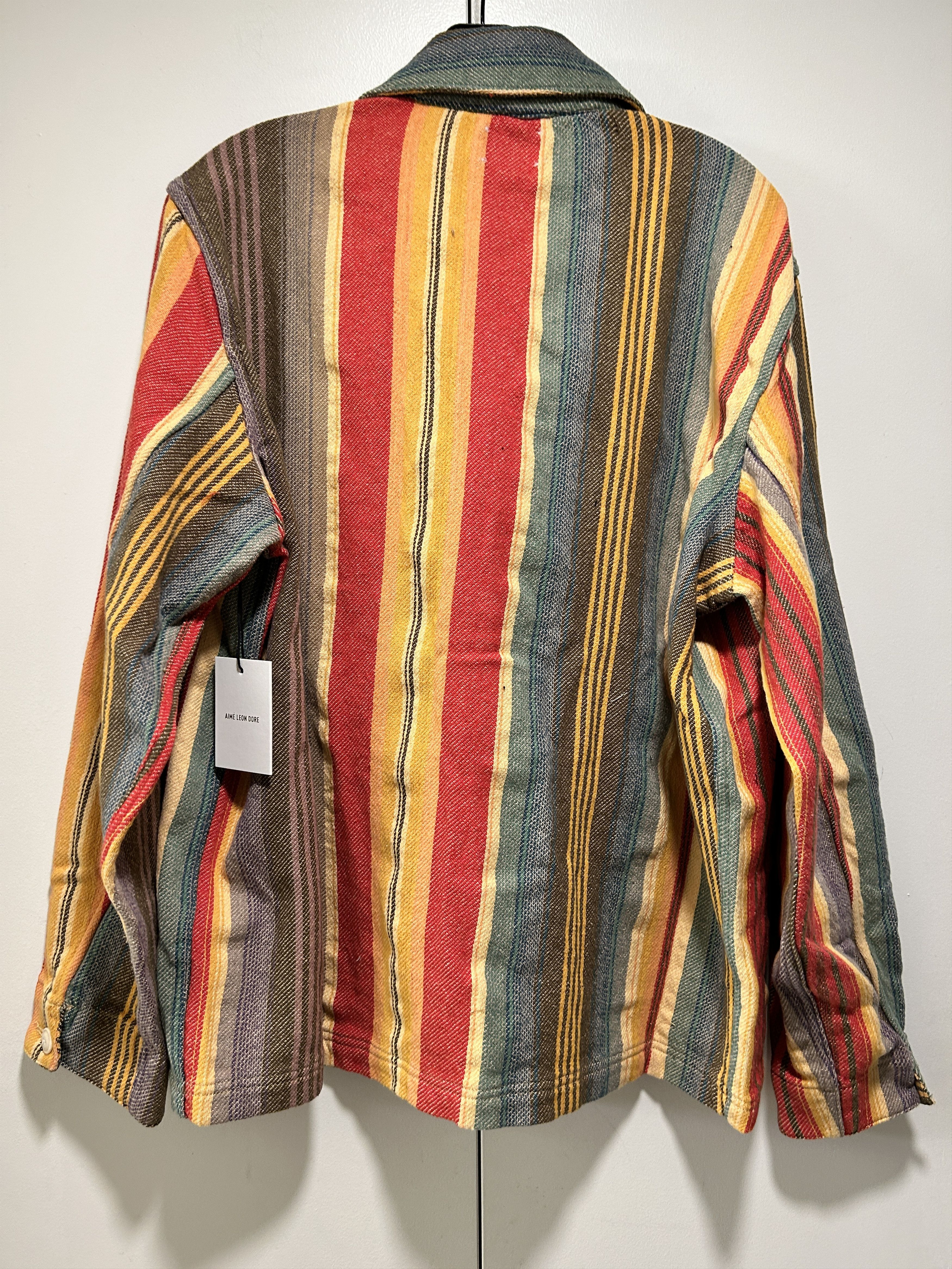 Aime Leon Dore Blanket Stripe Chore Shirt Jacket Size Medium FW22 Size US M / EU 48-50 / 2 - 6 Thumbnail