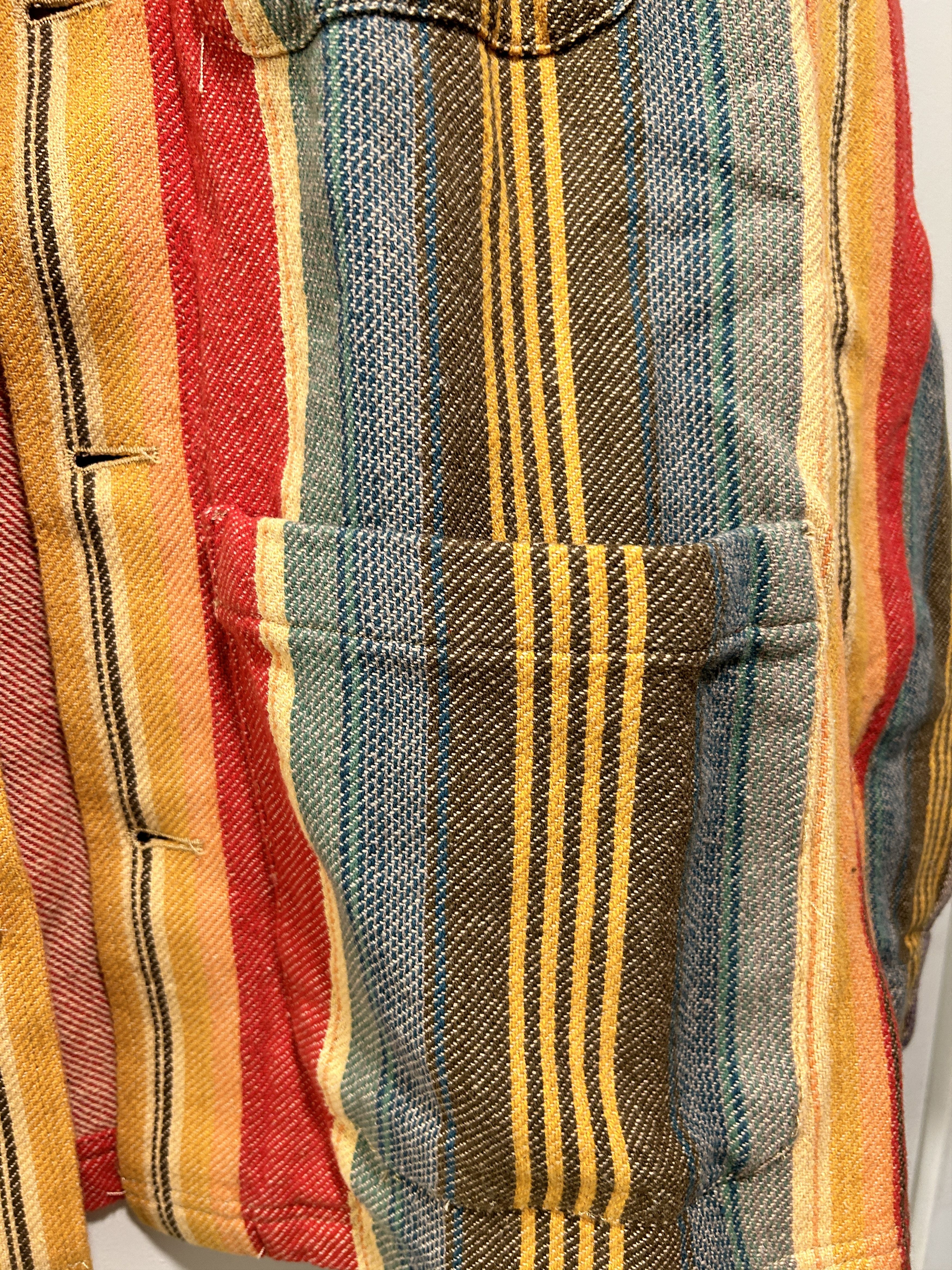 Aime Leon Dore Blanket Stripe Chore Shirt Jacket Size Medium FW22 Size US M / EU 48-50 / 2 - 5 Thumbnail