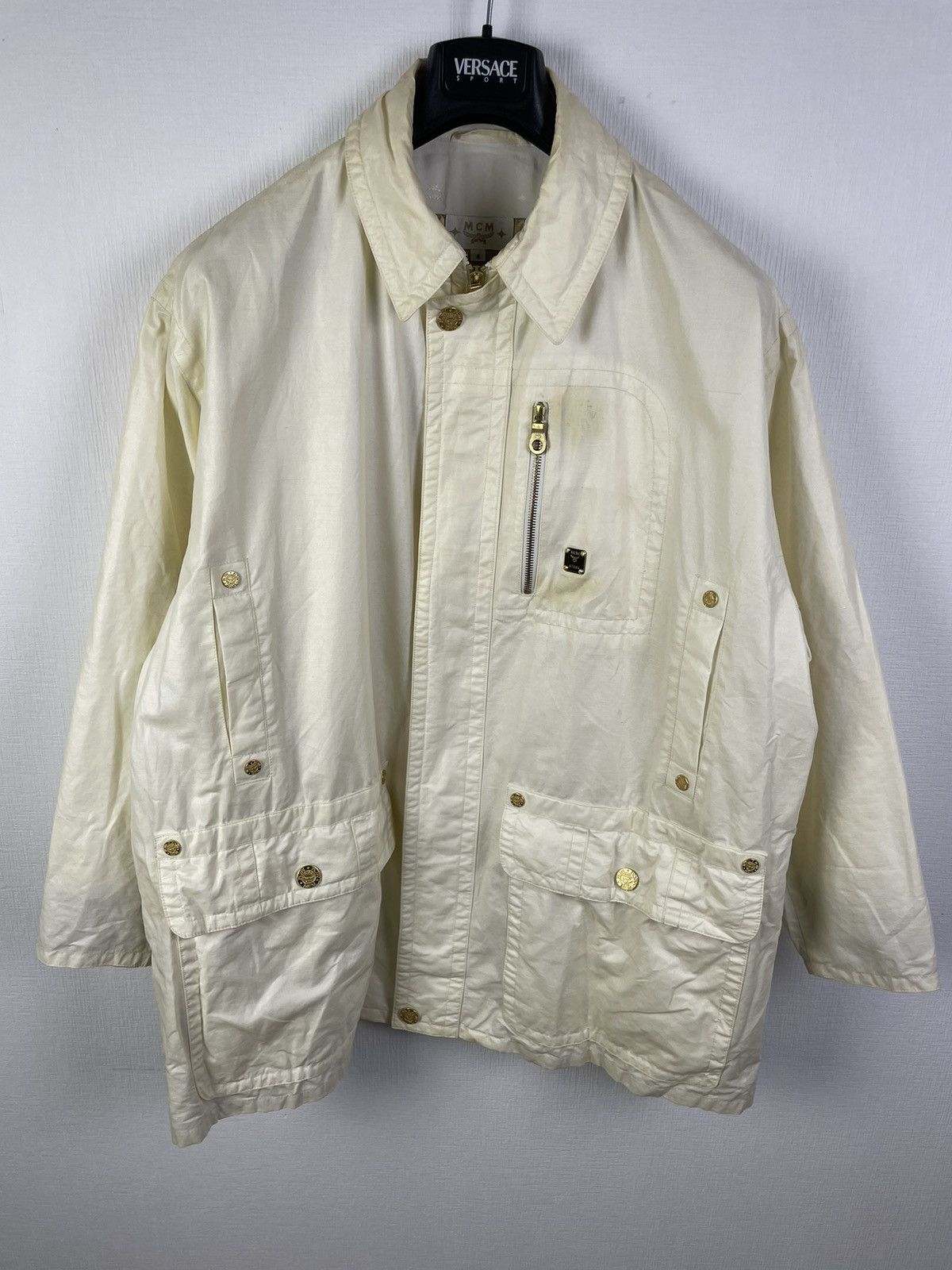 MCM × Vintage MCM Vintage Waxed Jacket Size US XL / EU 56 / 4 - 1 Thumbnail