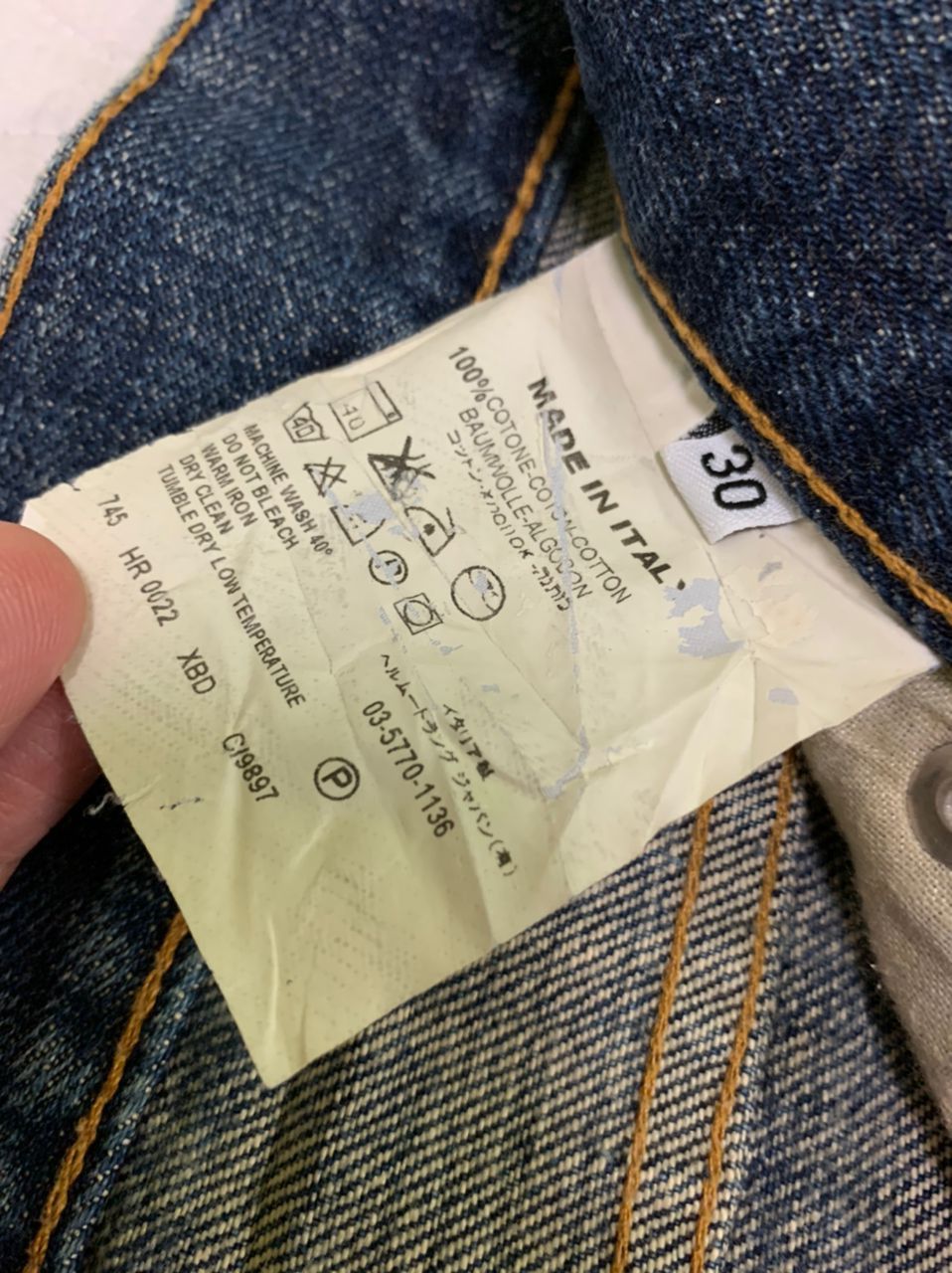 Helmut Lang Vintage Helmut Lang Jeans Size US 32 / EU 48 - 4 Thumbnail