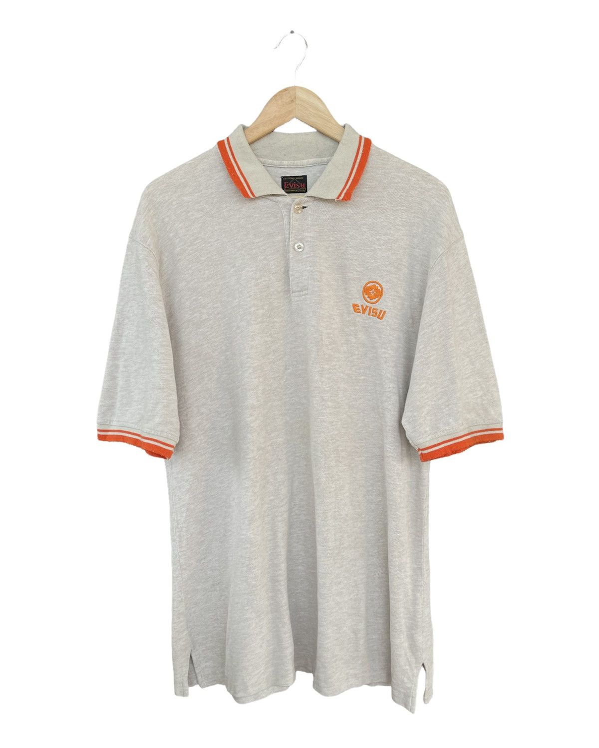 Evisu Vintage Evisu Embroidered polo shirt Size US L / EU 52-54 / 3 - 1 Thumbnail
