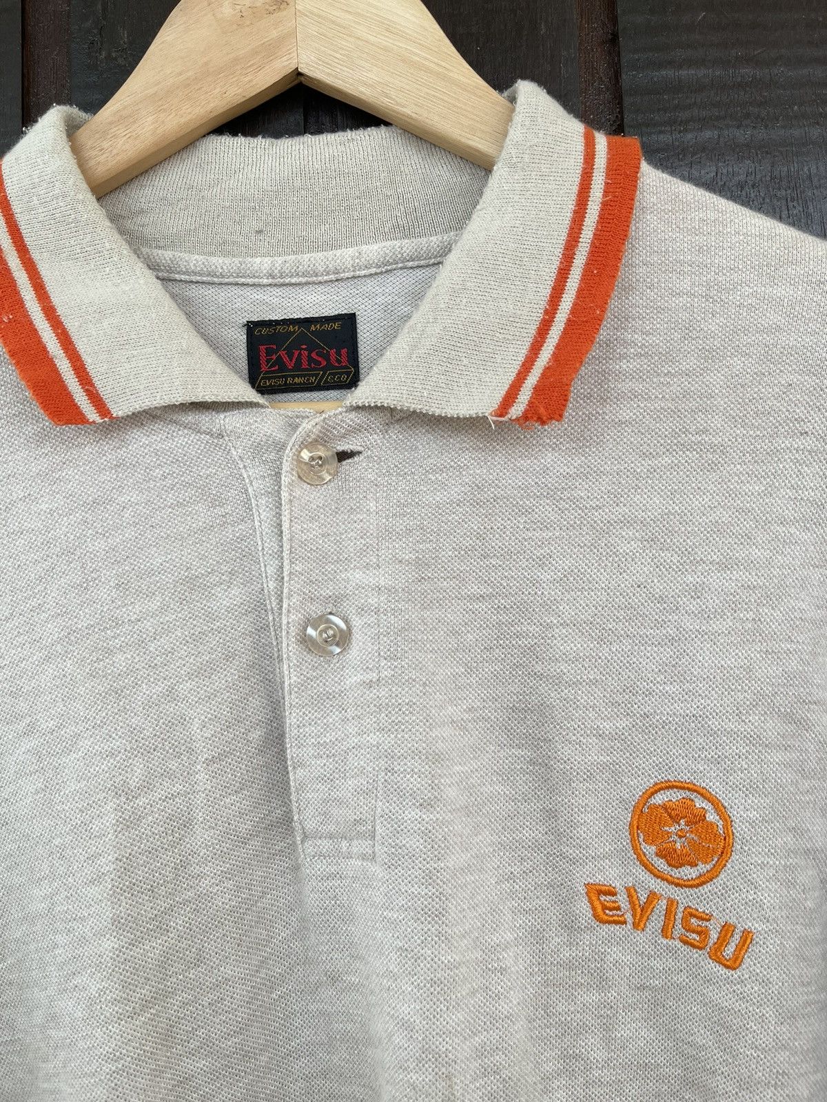 Evisu Vintage Evisu Embroidered polo shirt Size US L / EU 52-54 / 3 - 4 Thumbnail