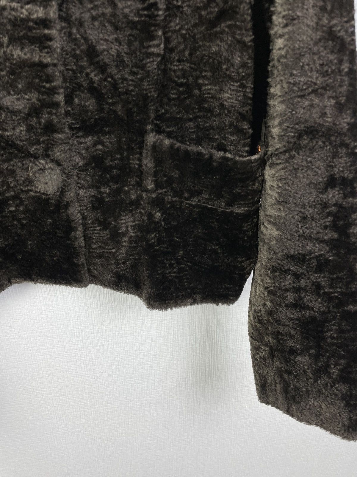 Designer Piu & Piu Faux Fur Coat Jacket size 46 made in Italy Size L / US 10 / IT 46 - 6 Thumbnail