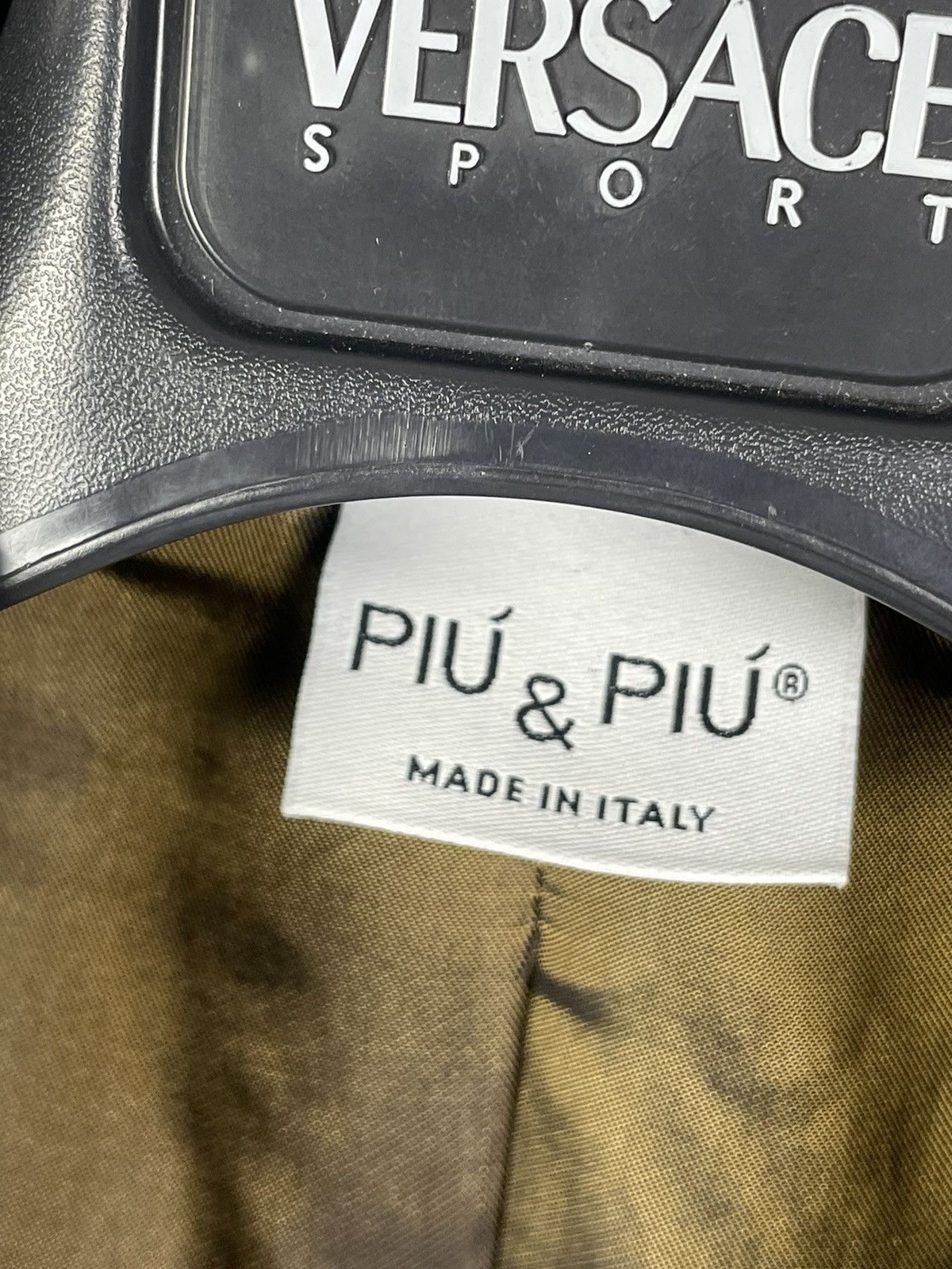 Designer Piu & Piu Faux Fur Coat Jacket size 46 made in Italy Size L / US 10 / IT 46 - 3 Thumbnail