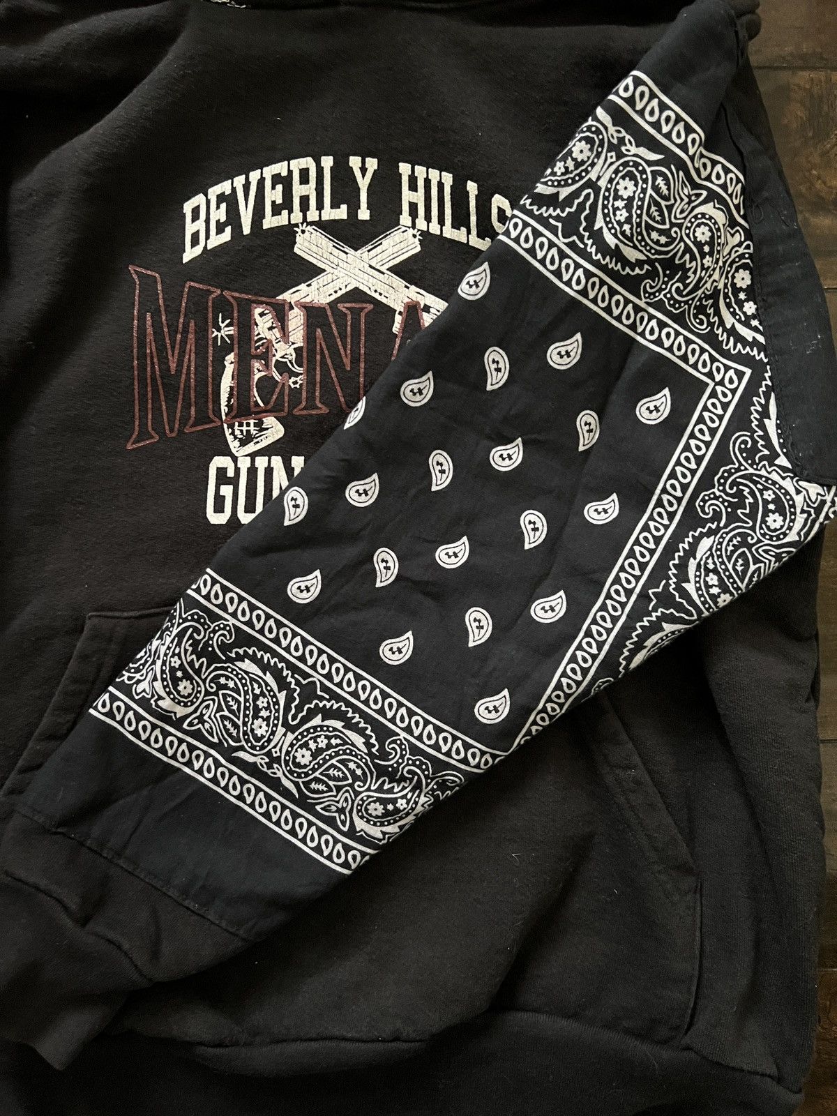 Menace Menace Beverly Hills Gun Range Bandana Hoodie Size US M / EU 48-50 / 2 - 4 Thumbnail
