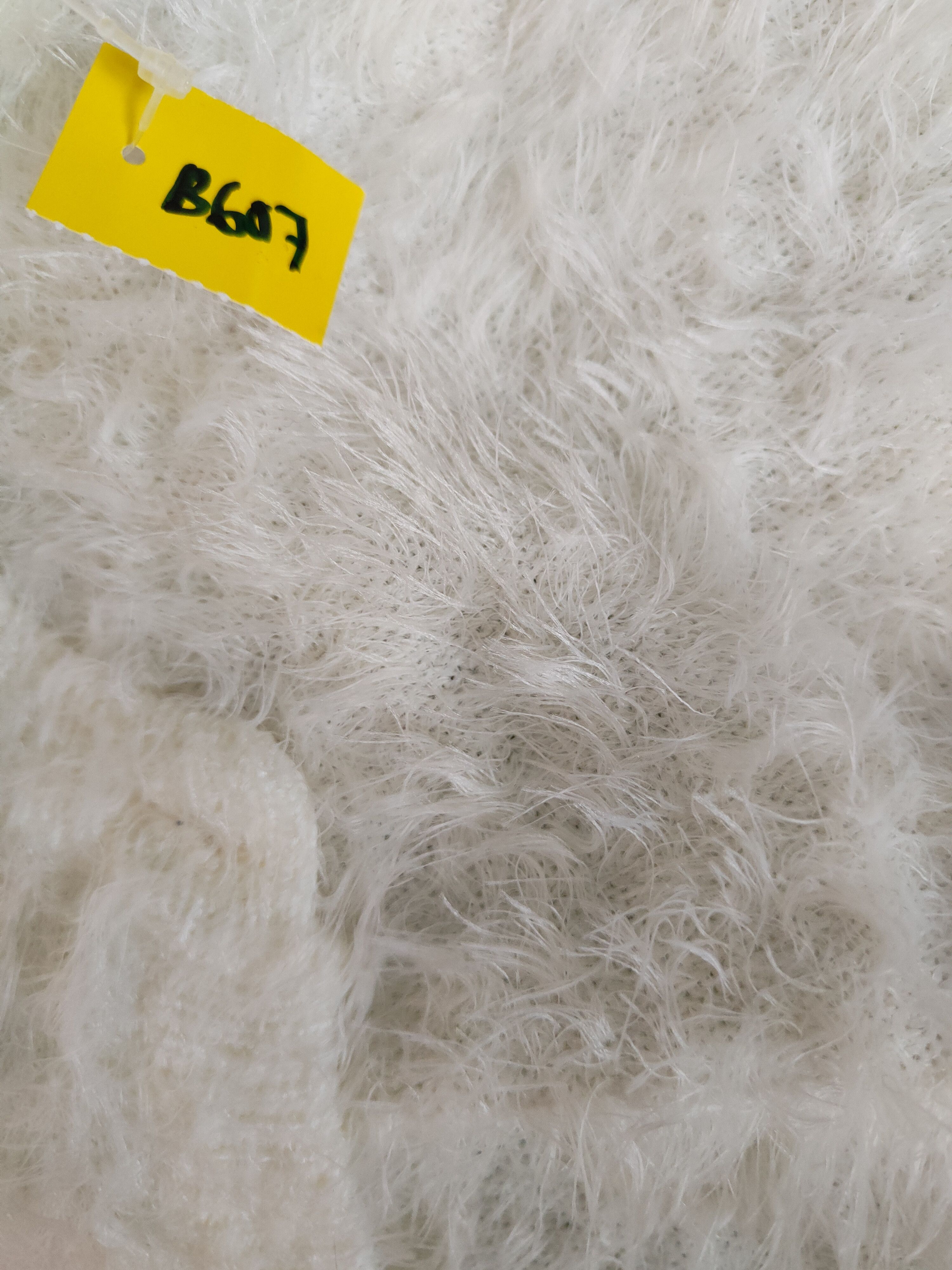 Homespun Knitwear × Japanese Brand DLS Japan Cream Shag Shaggy Fur Mohair Knitwear #BB607 Size M / US 6-8 / IT 42-44 - 11 Thumbnail