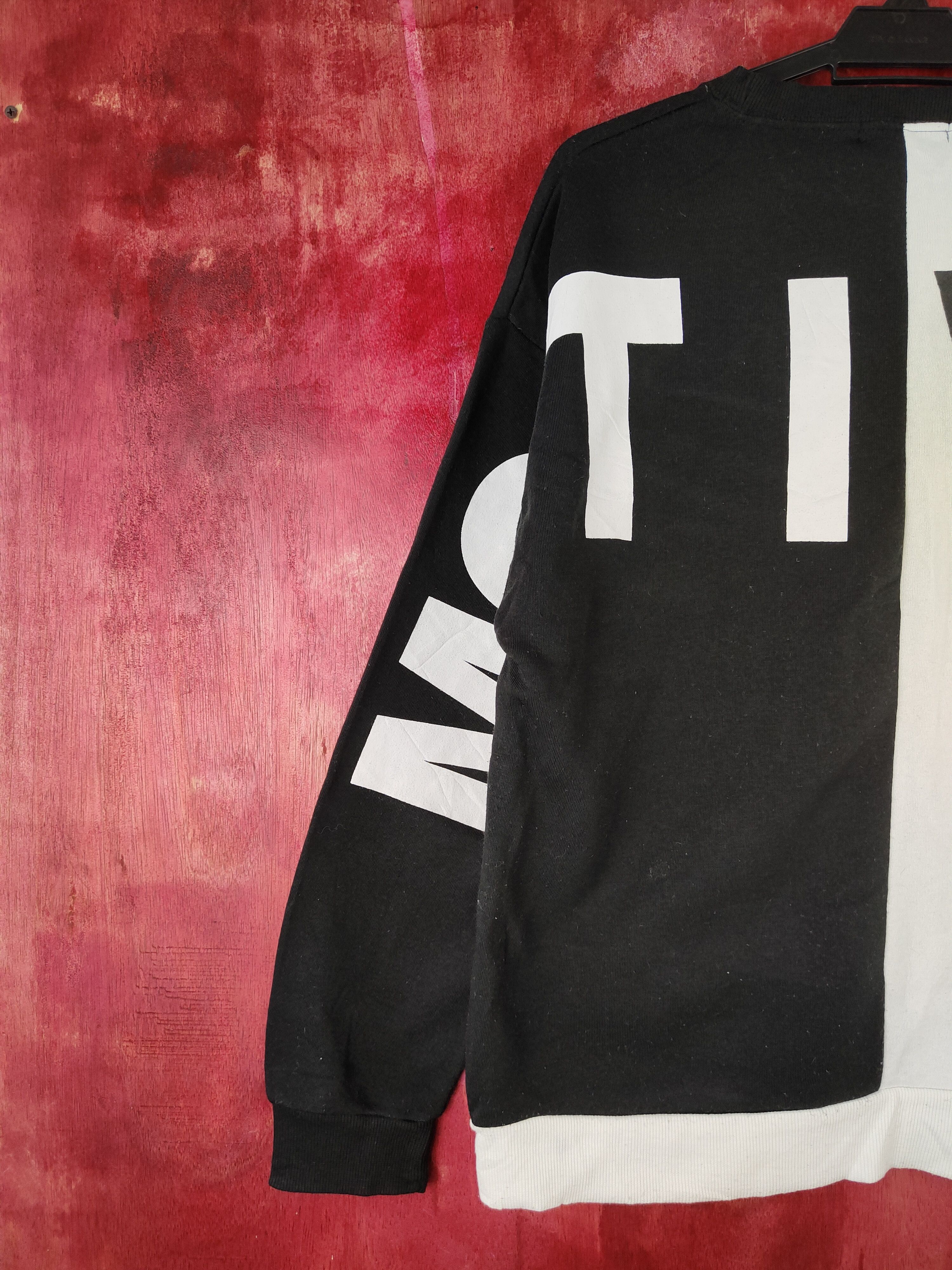 Japanese Brand Motivate Mania Maria Black/White Sweatshirt #474B Size US M / EU 48-50 / 2 - 6 Thumbnail