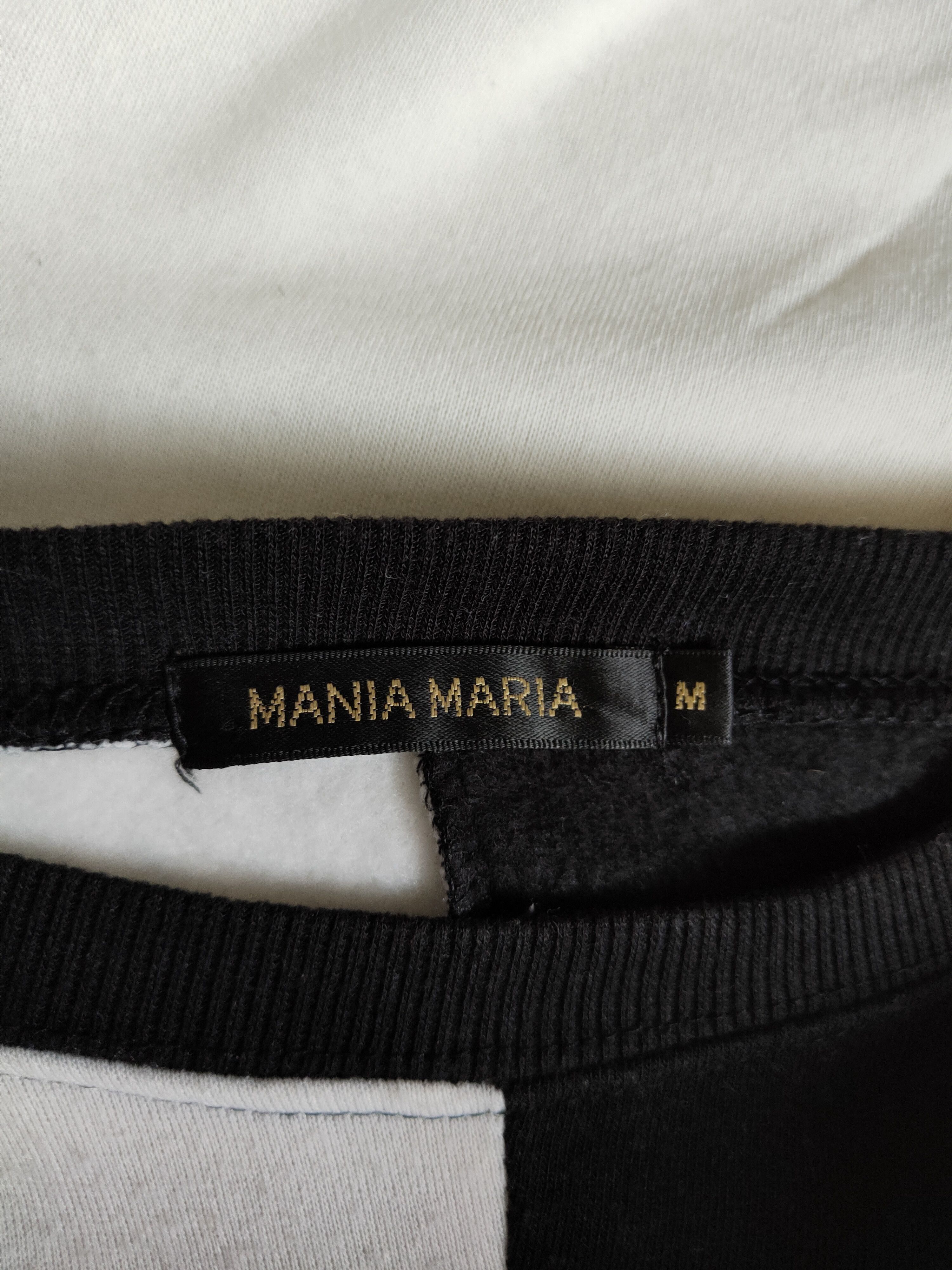 Japanese Brand Motivate Mania Maria Black/White Sweatshirt #474B Size US M / EU 48-50 / 2 - 9 Thumbnail