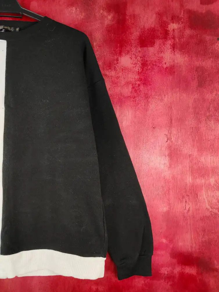 Japanese Brand Motivate Mania Maria Black/White Sweatshirt #474B Size US M / EU 48-50 / 2 - 11 Thumbnail