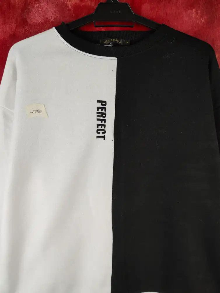 Japanese Brand Motivate Mania Maria Black/White Sweatshirt #474B Size US M / EU 48-50 / 2 - 15 Thumbnail