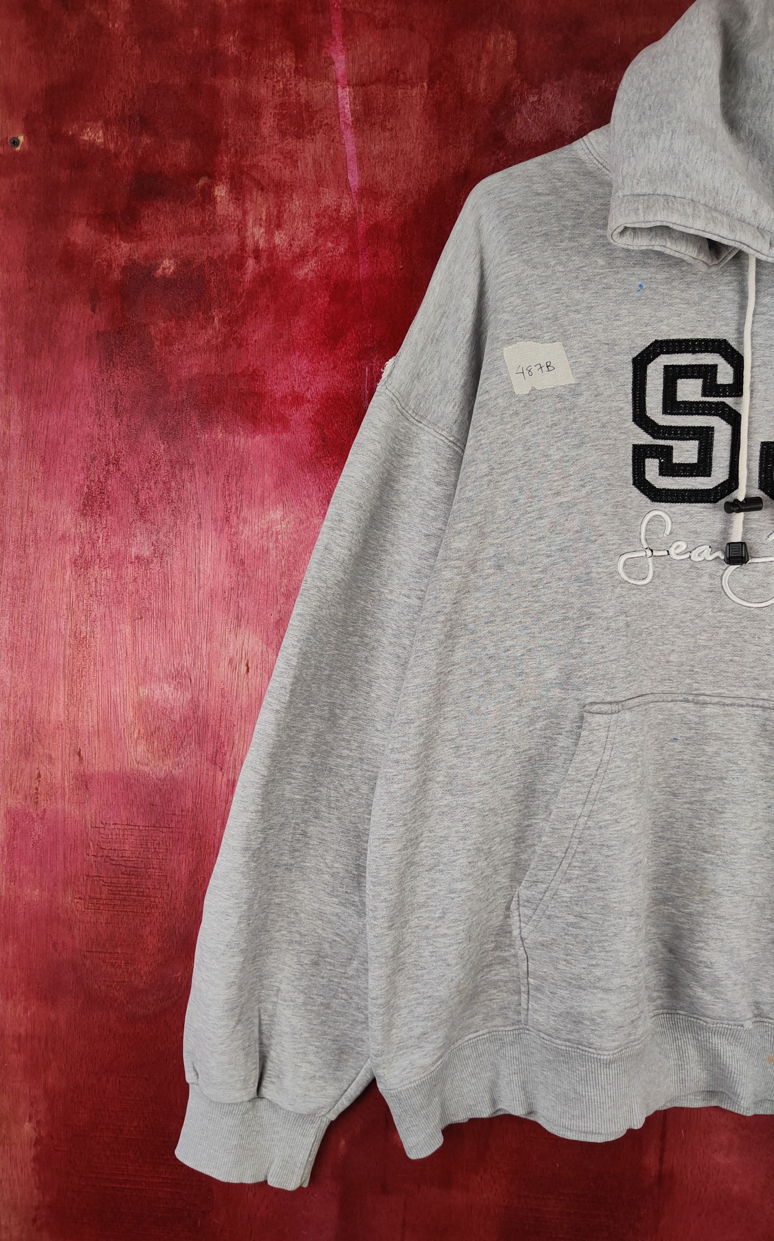 Sean John Sean John rap hip hop skaters Gray Hoodie Sweatshirt #487B Size US XL / EU 56 / 4 - 7 Thumbnail